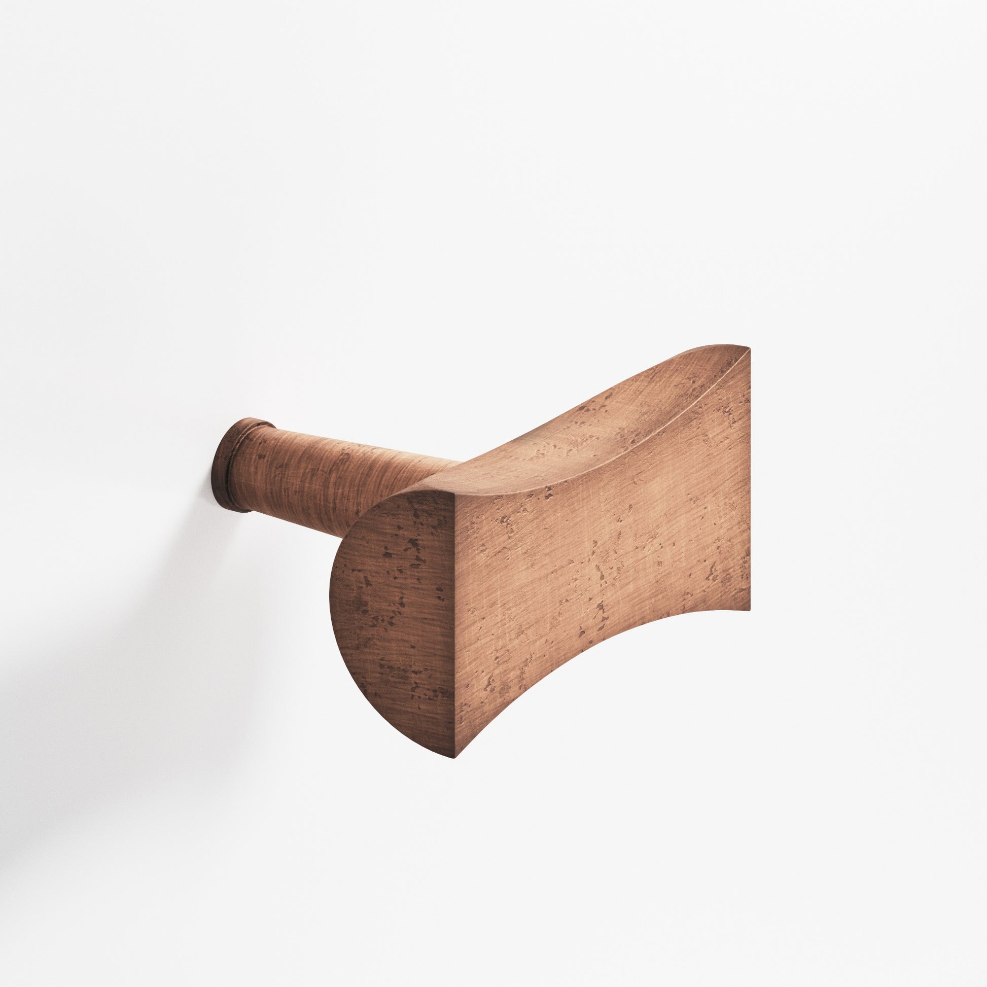 Colonial Bronze Series 1139 1.25" Bowtie Cabinet T-Knob With Rounded Back And Tapered Post Distressed Antique Copper / 1.25"