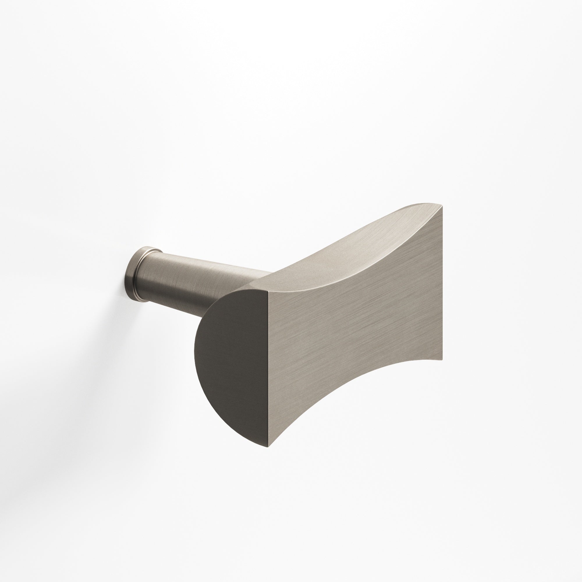 Colonial Bronze Series 1139 1.25" Bowtie Cabinet T-Knob With Rounded Back And Tapered Post Matte Pewter / 1.25"