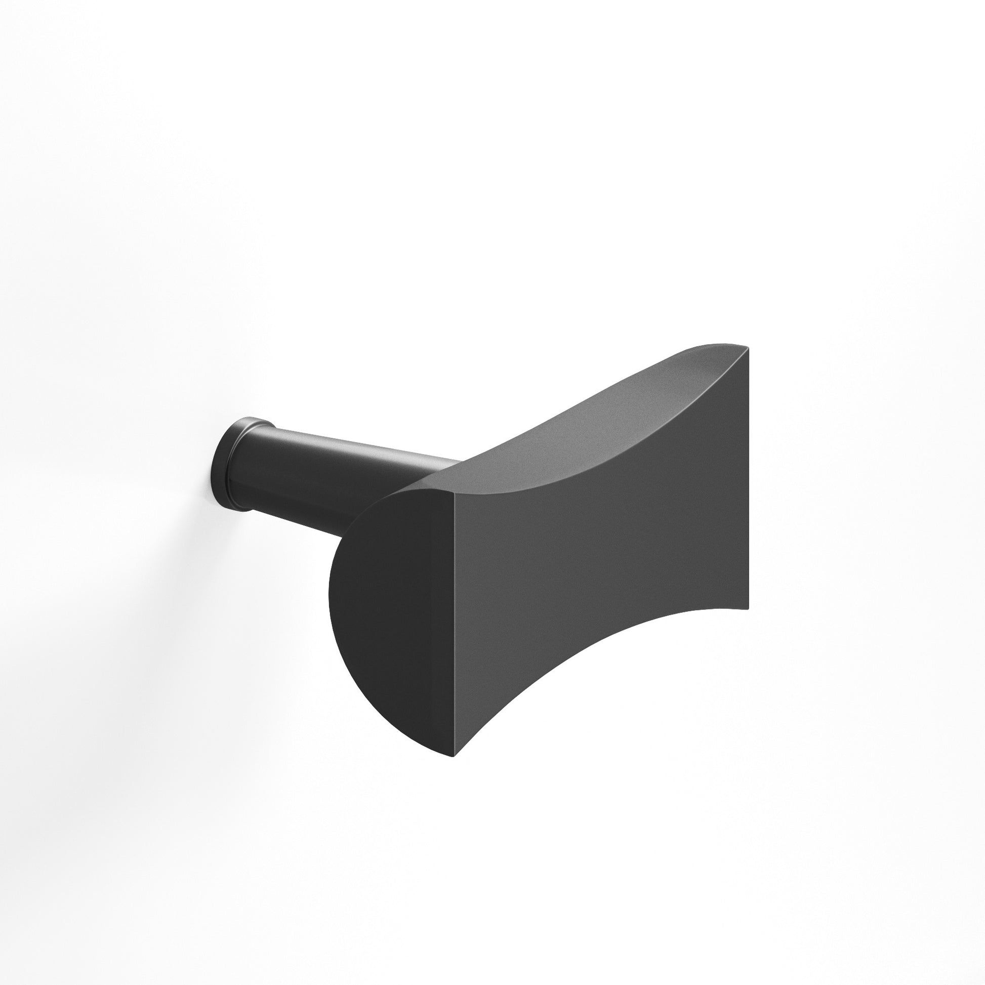 Colonial Bronze Series 1139 1.25" Bowtie Cabinet T-Knob With Rounded Back And Tapered Post Matte Graphite / 1.25"