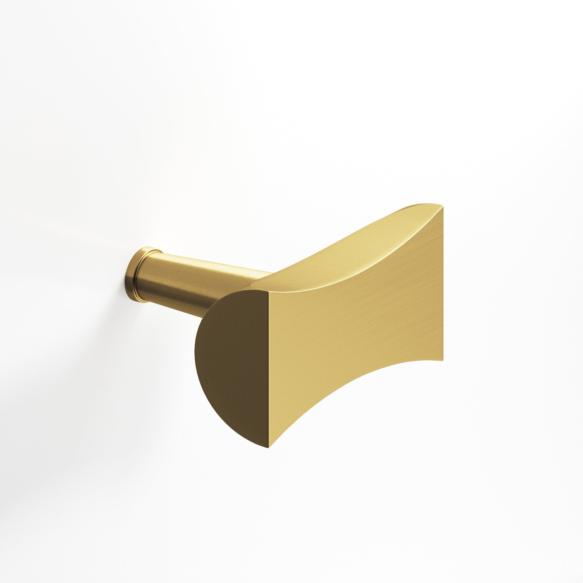 Colonial Bronze Series 1139 1.25" Bowtie Cabinet T-Knob With Rounded Back And Tapered Post Unlacquered Satin Brass / 1.25"