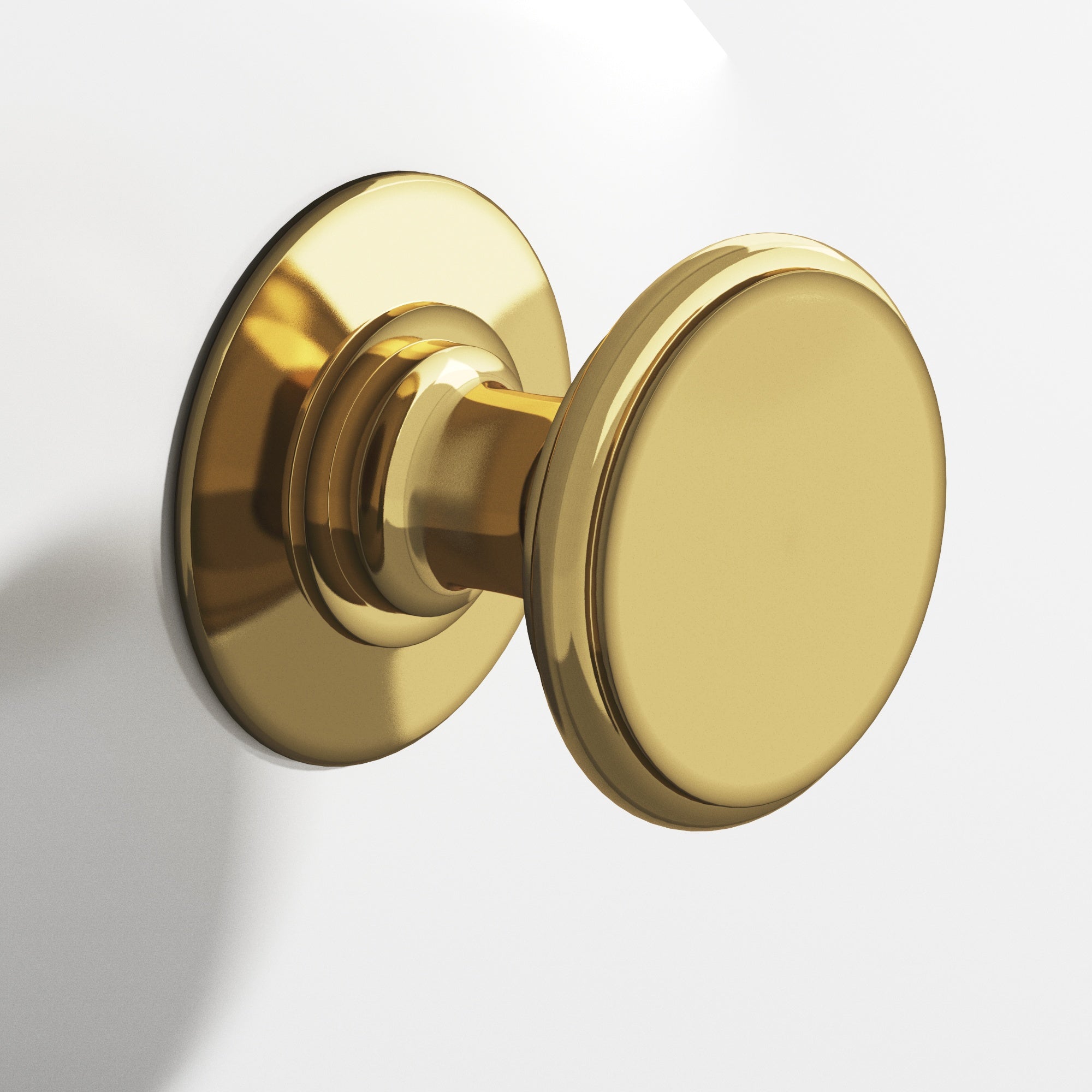 Colonial Bronze Series 1384 1.25" Round Cabinet Knob Back-To-Back Shower Kit Antique Bronze / 1.25"