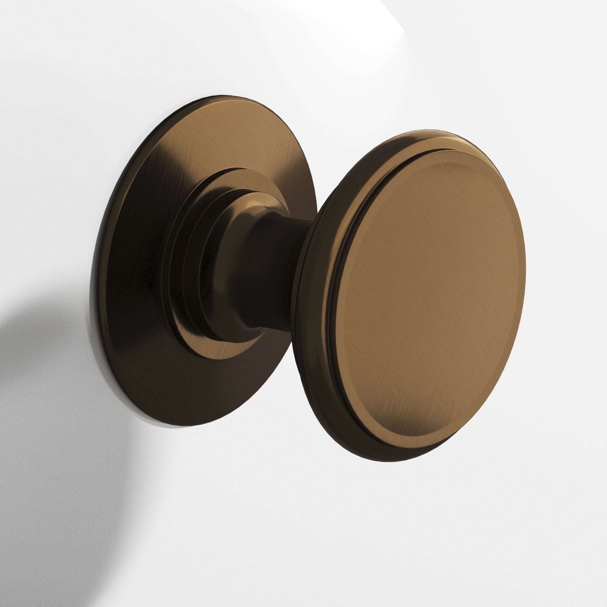 Colonial Bronze Series 1384 1.25" Round Cabinet Knob Back-To-Back Shower Kit Oil Rubbed Bronze / 1.25"