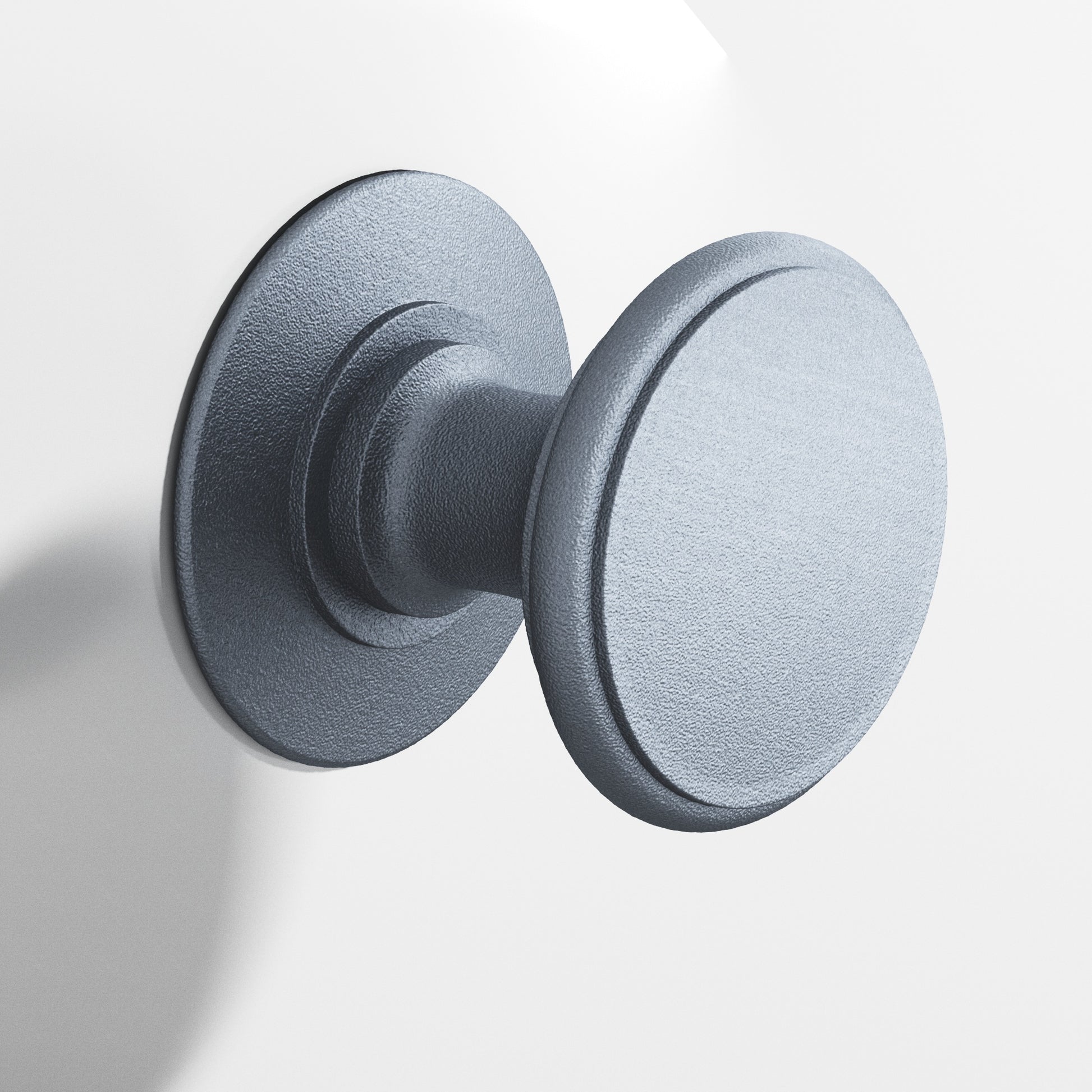 Colonial Bronze Series 1384 1.25" Round Cabinet Knob Back-To-Back Shower Kit Frost Chrome™ / 1.25"