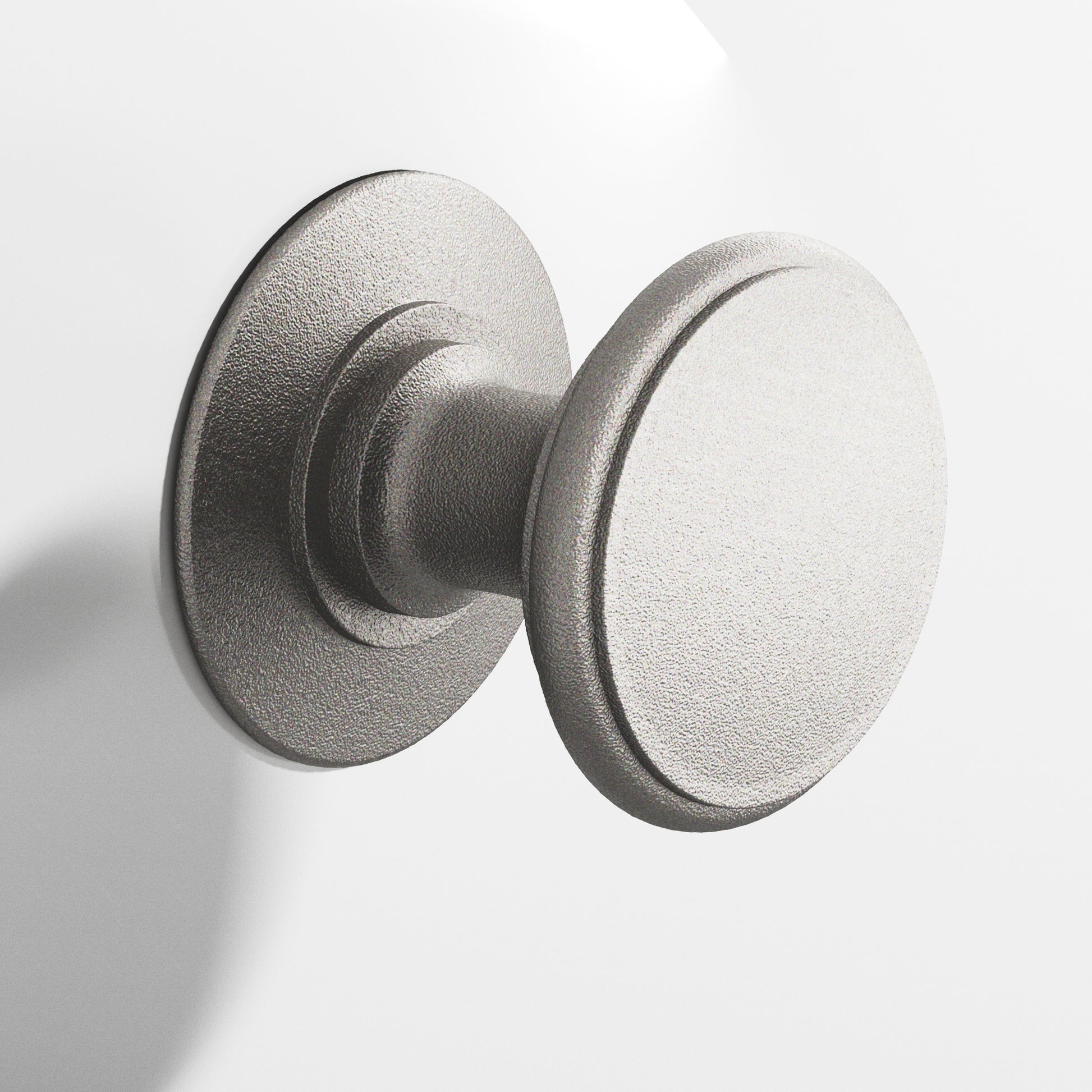 Colonial Bronze Series 1384 1.25" Round Cabinet Knob Back-To-Back Shower Kit Frost Nickel™ / 1.25"