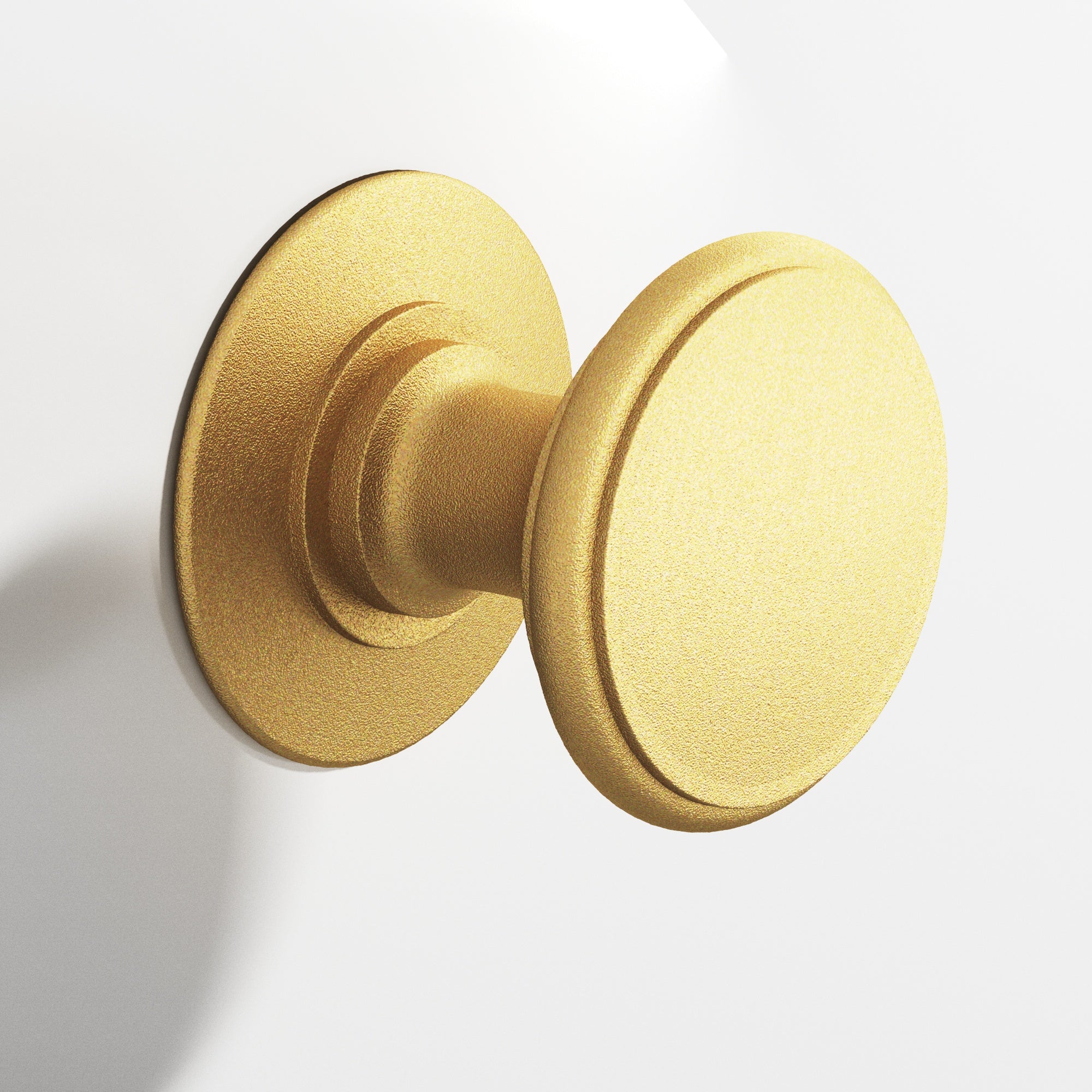 Colonial Bronze Series 1384 1.25" Round Cabinet Knob Back-To-Back Shower Kit Frost Brass™ / 1.25"
