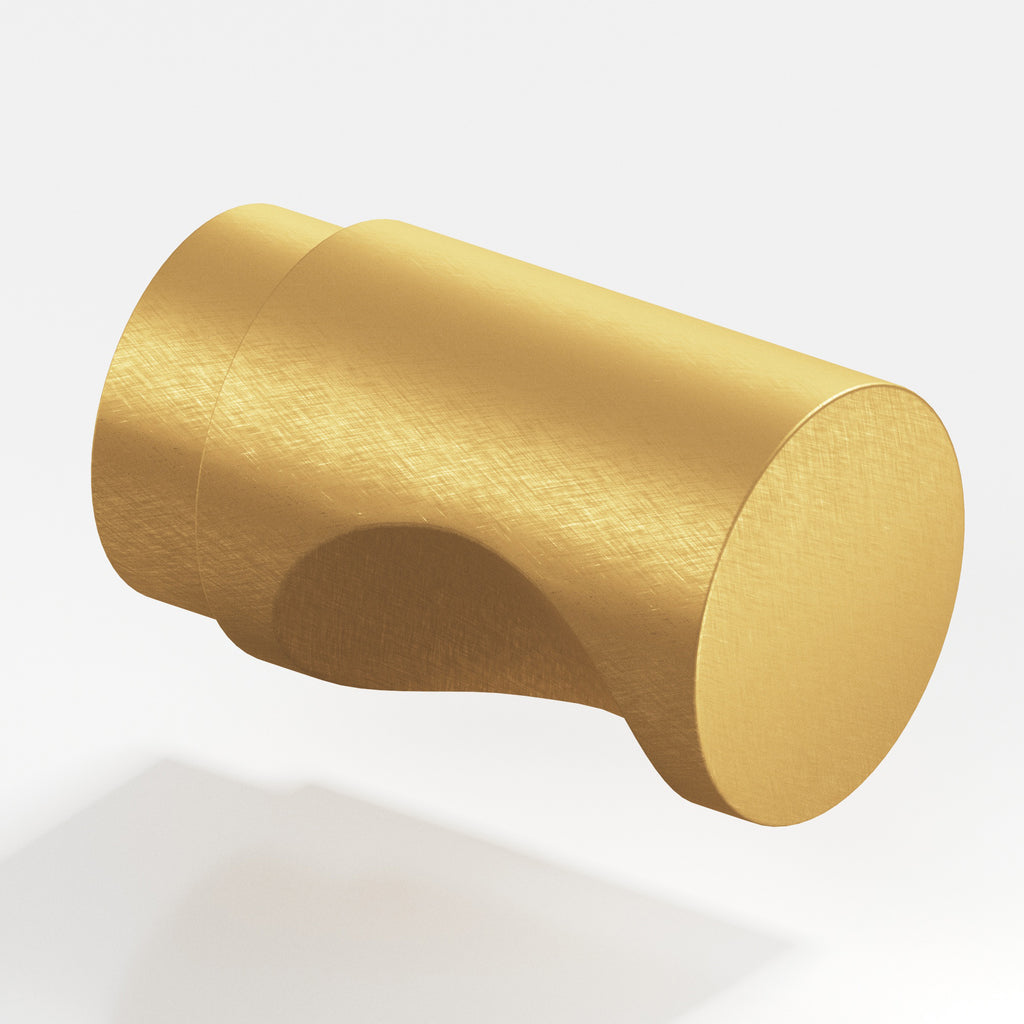 Colonial Bronze Series 145 .75" Round Cabinet Knob Weathered Brass / .75"