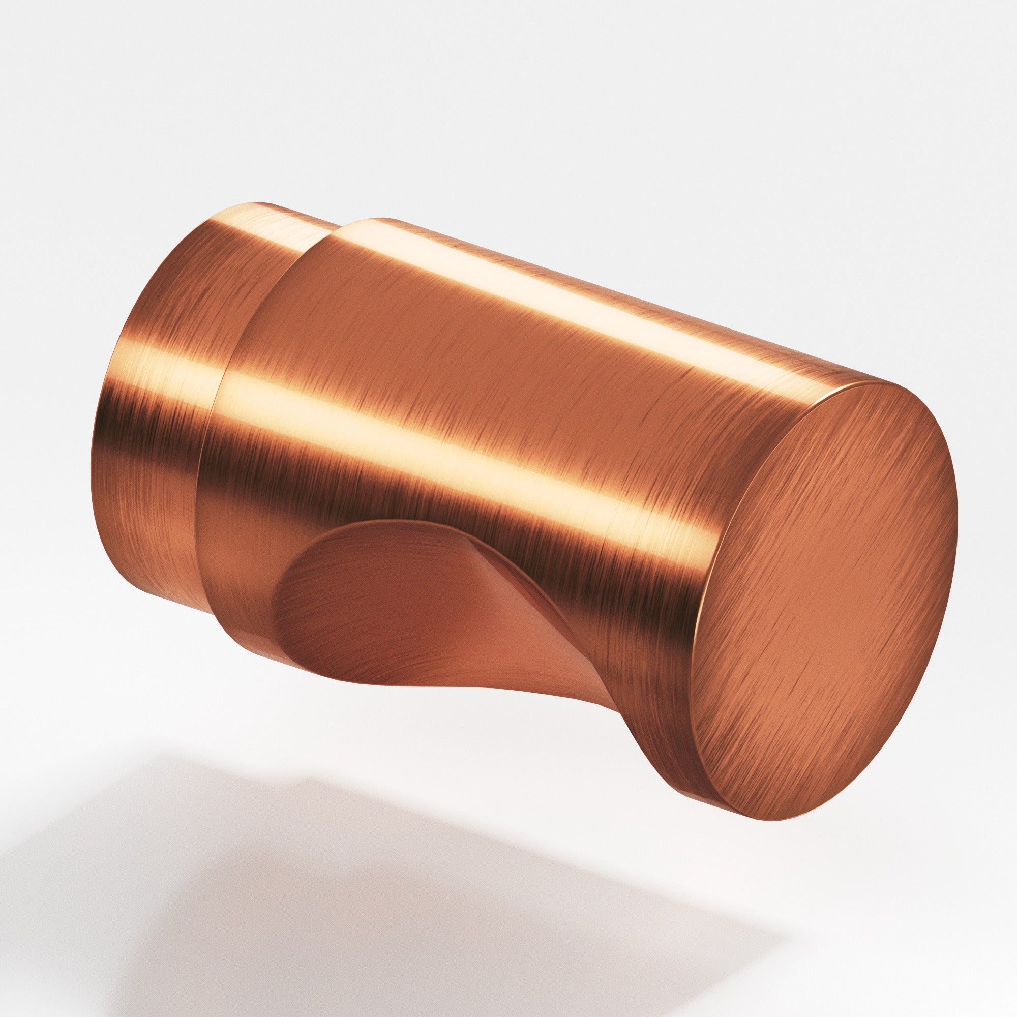 Colonial Bronze Series 146 1" Round Cabinet Knob Back-To-Back Shower Kit Antique Copper / 1"