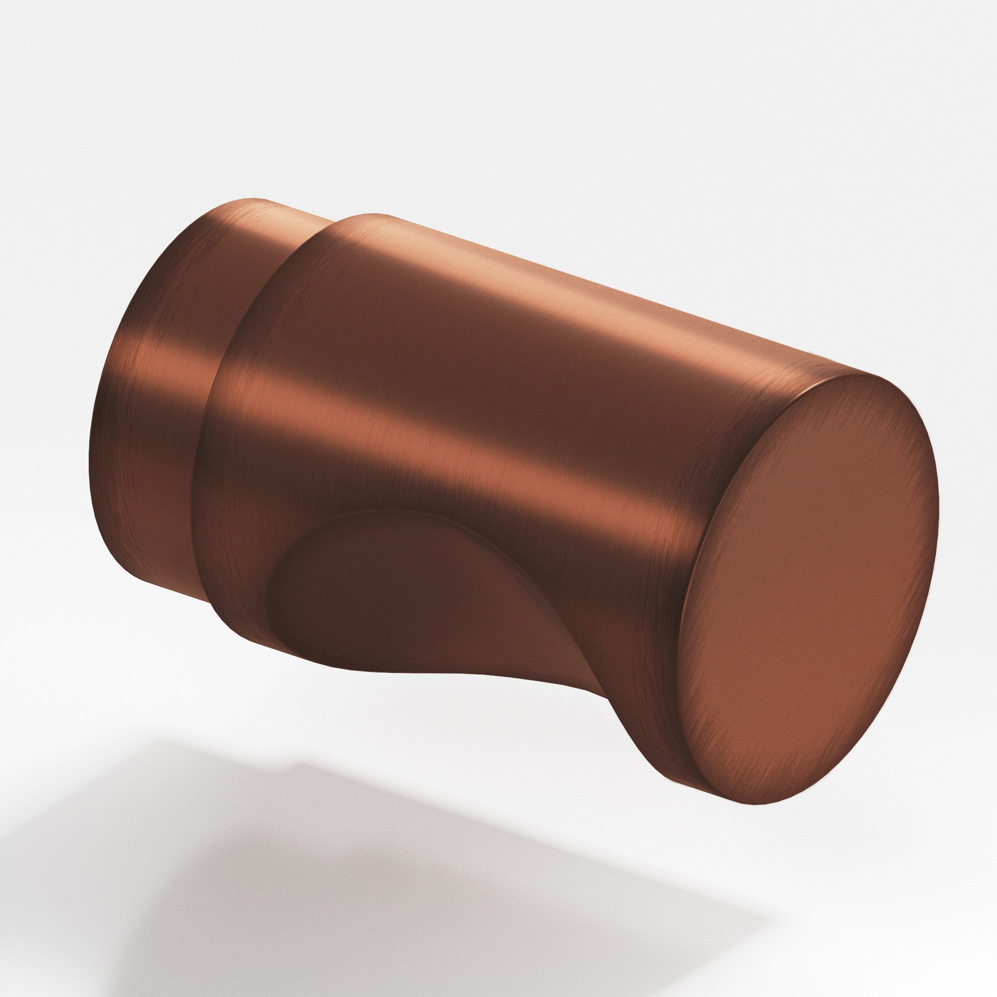 Colonial Bronze Series 146 1" Round Cabinet Knob Back-To-Back Shower Kit Matte Antique Copper / 1"