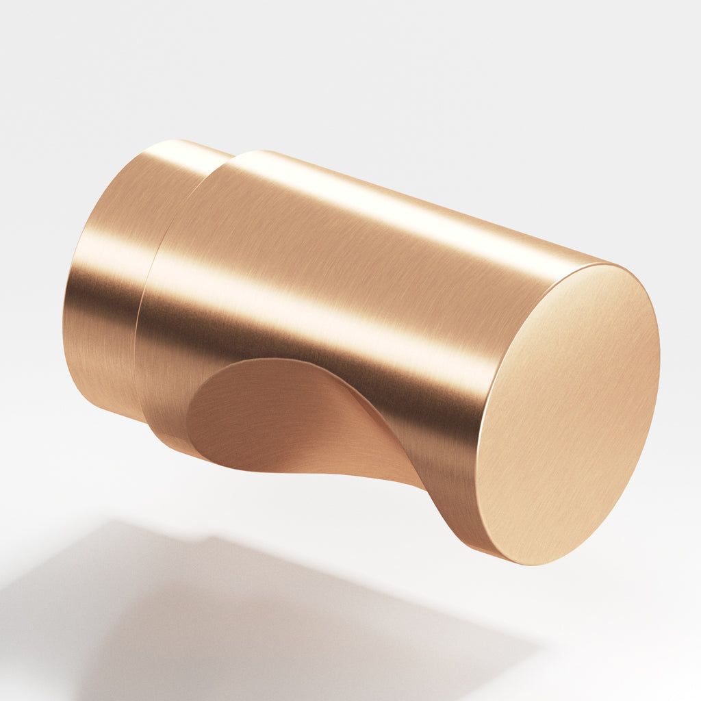 Colonial Bronze Series 146 1" Round Cabinet Knob Back-To-Back Shower Kit Satin Bronze / 1"