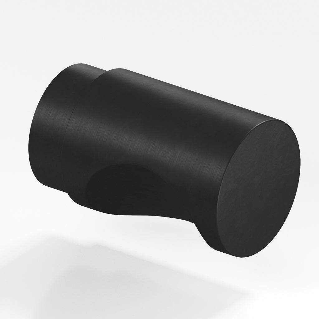 Colonial Bronze Series 144 .5" Round Cabinet Knob Matte Satin Black / .5"