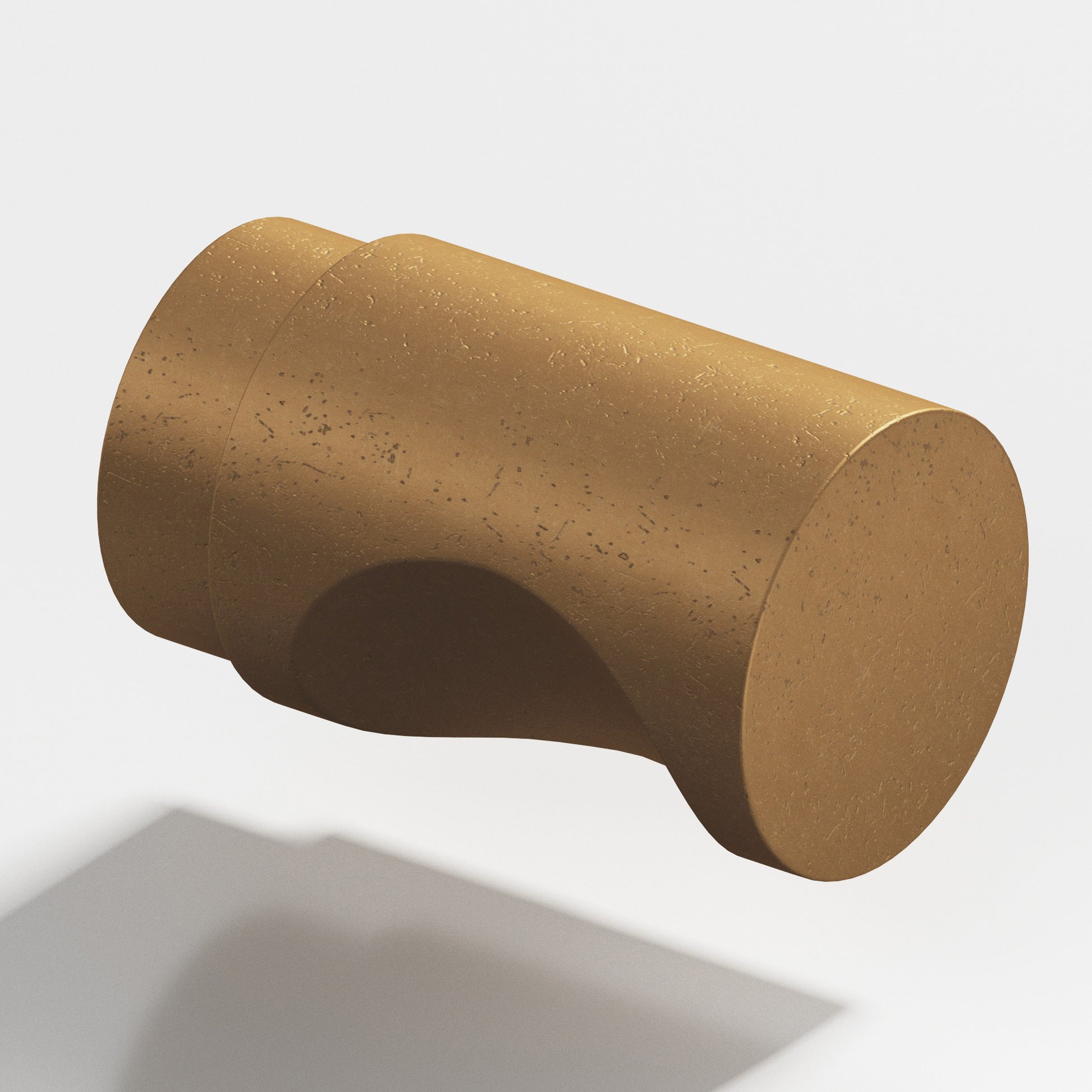 Colonial Bronze Series 146 1" Round Cabinet Knob Back-To-Back Shower Kit Distressed Light Statuary Bronze / 1"