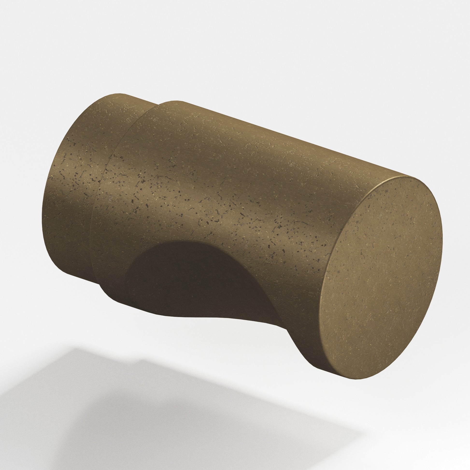 Colonial Bronze Series 146 1" Round Cabinet Knob Back-To-Back Shower Kit Distressed Oil Rubbed Bronze / 1"