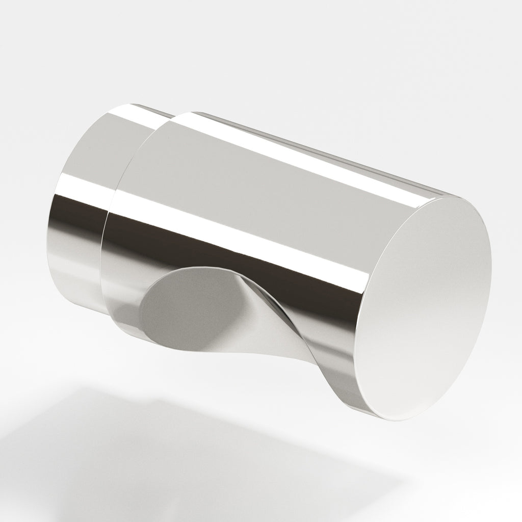 Colonial Bronze Series 146 1" Round Cabinet Knob Back-To-Back Shower Kit Polished Nickel / 1"
