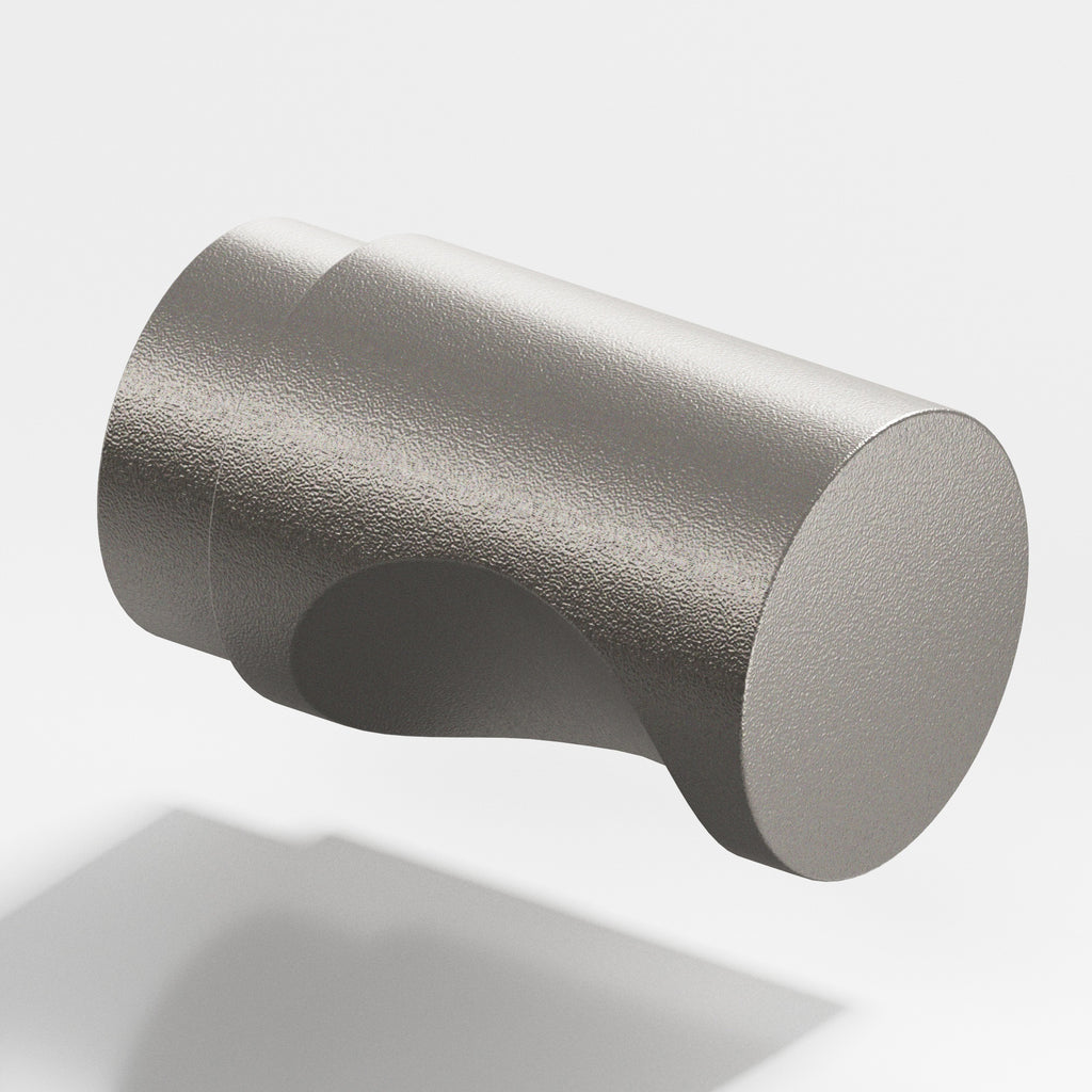 Colonial Bronze Series 146 1" Round Cabinet Knob Back-To-Back Shower Kit Frost Nickel™ / 1"