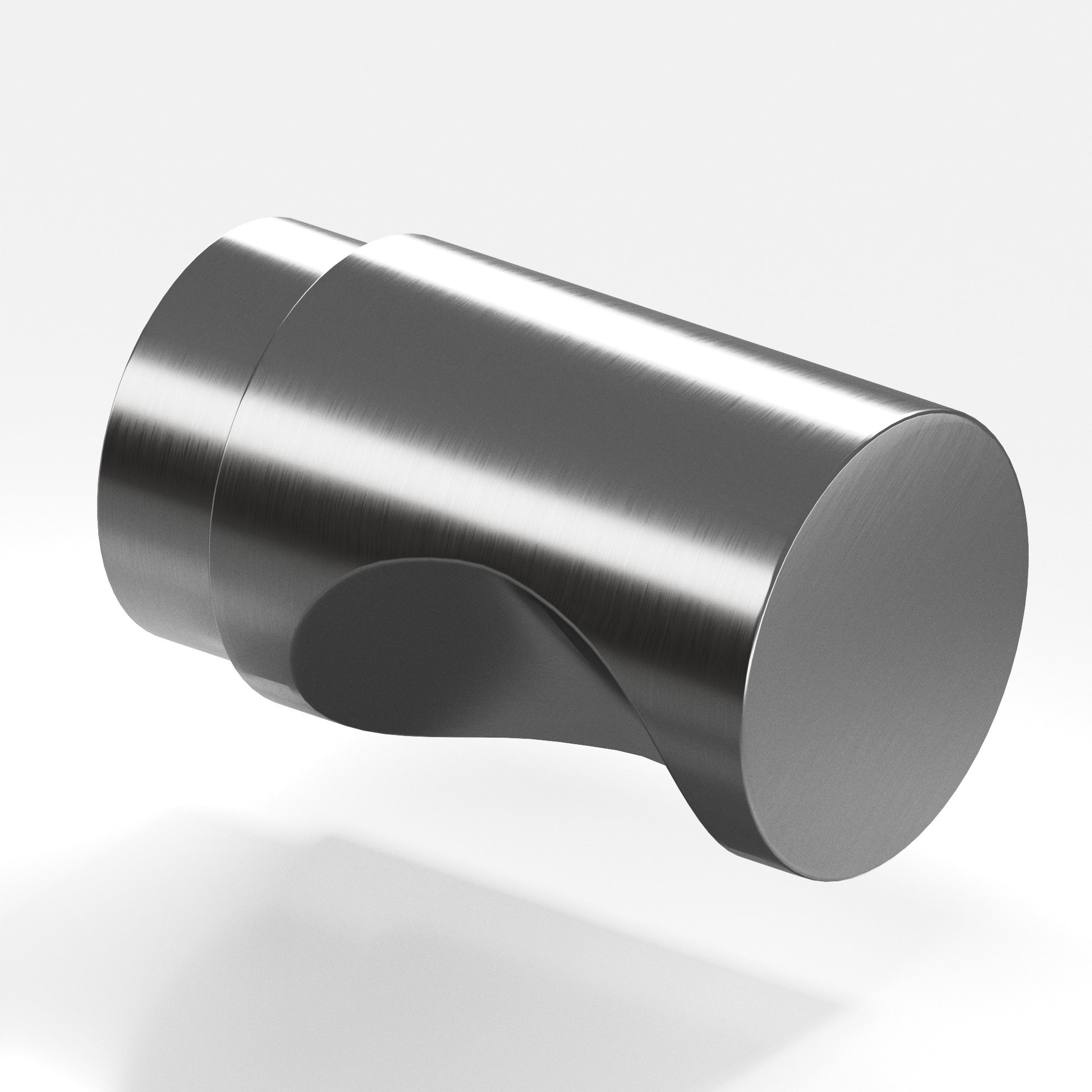 Colonial Bronze Series 146 1" Round Cabinet Knob Back-To-Back Shower Kit Graphite / 1"