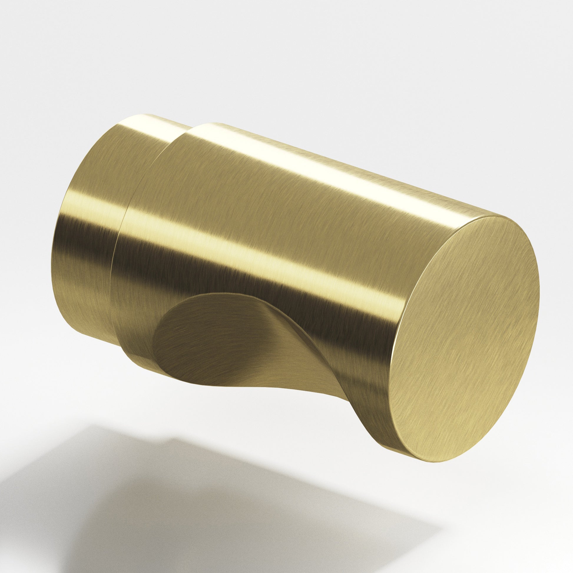 Colonial Bronze Series 146 1" Round Cabinet Knob Back-To-Back Shower Kit Antique Brass / 1"