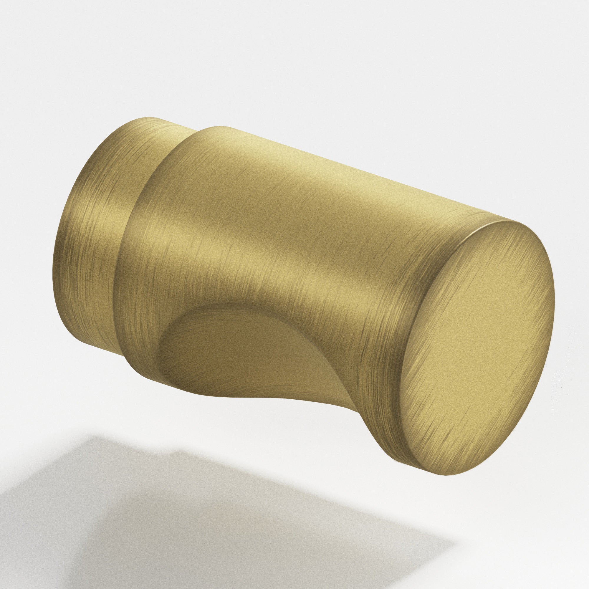 Colonial Bronze Series 146 1" Round Cabinet Knob Back-To-Back Shower Kit Matte Antique Satin Brass / 1"