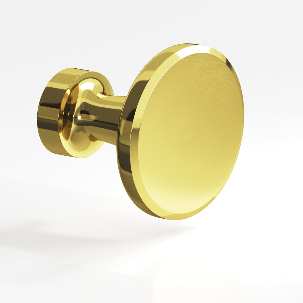 Colonial Bronze Series 152 1.25" Round Cabinet Knob French Gold / 1.25"