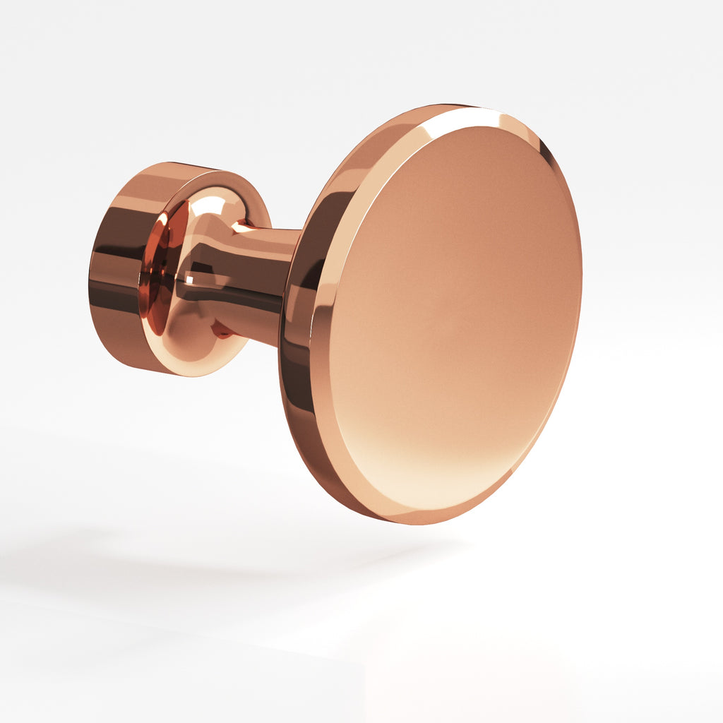 Colonial Bronze Series 151 1.0625" Round Cabinet Knob Polished Copper / 1.0625"