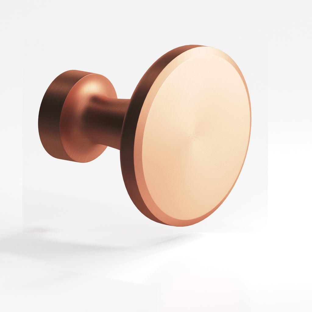 Colonial Bronze Series 151 1.0625" Round Cabinet Knob Matte Satin Copper / 1.0625"