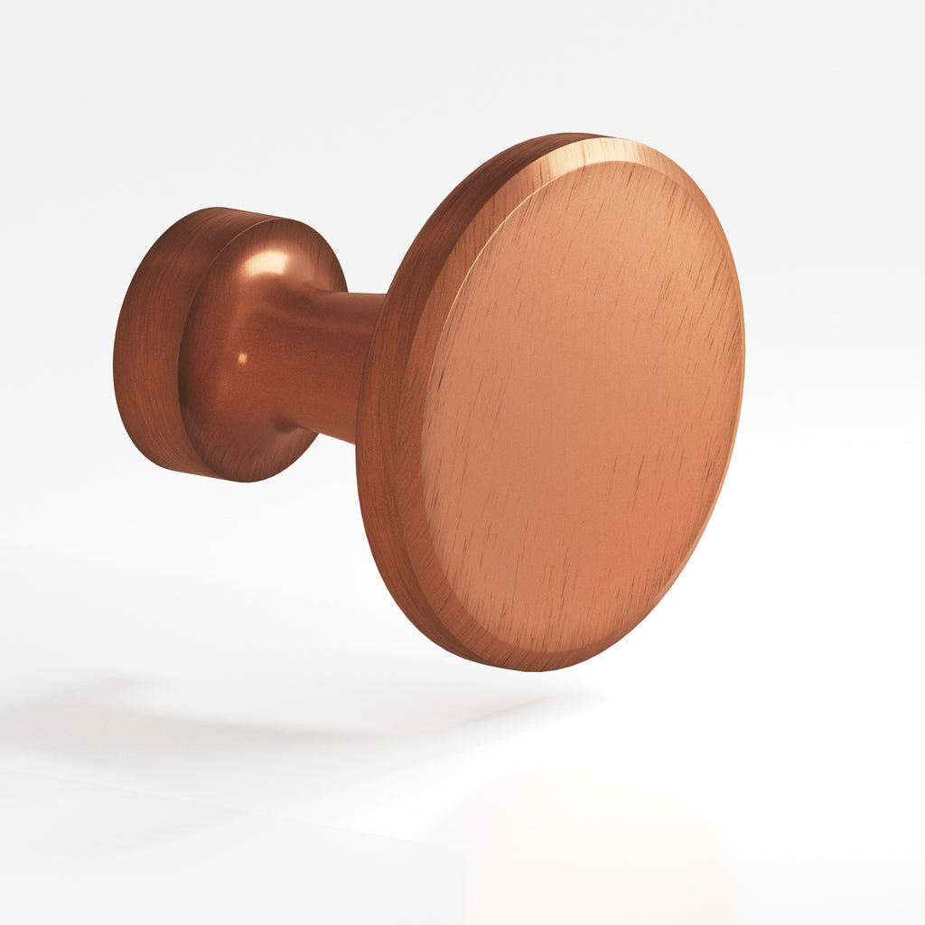 Colonial Bronze Series 152 1.25" Round Cabinet Knob Matte Antique Copper / 1.25"