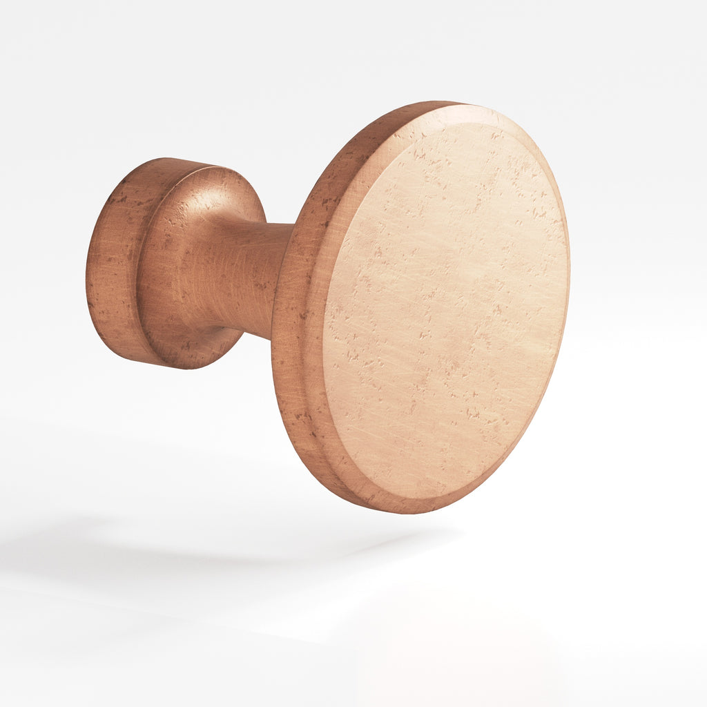 Colonial Bronze Series 151 1.0625" Round Cabinet Knob Distressed Antique Copper / 1.0625"