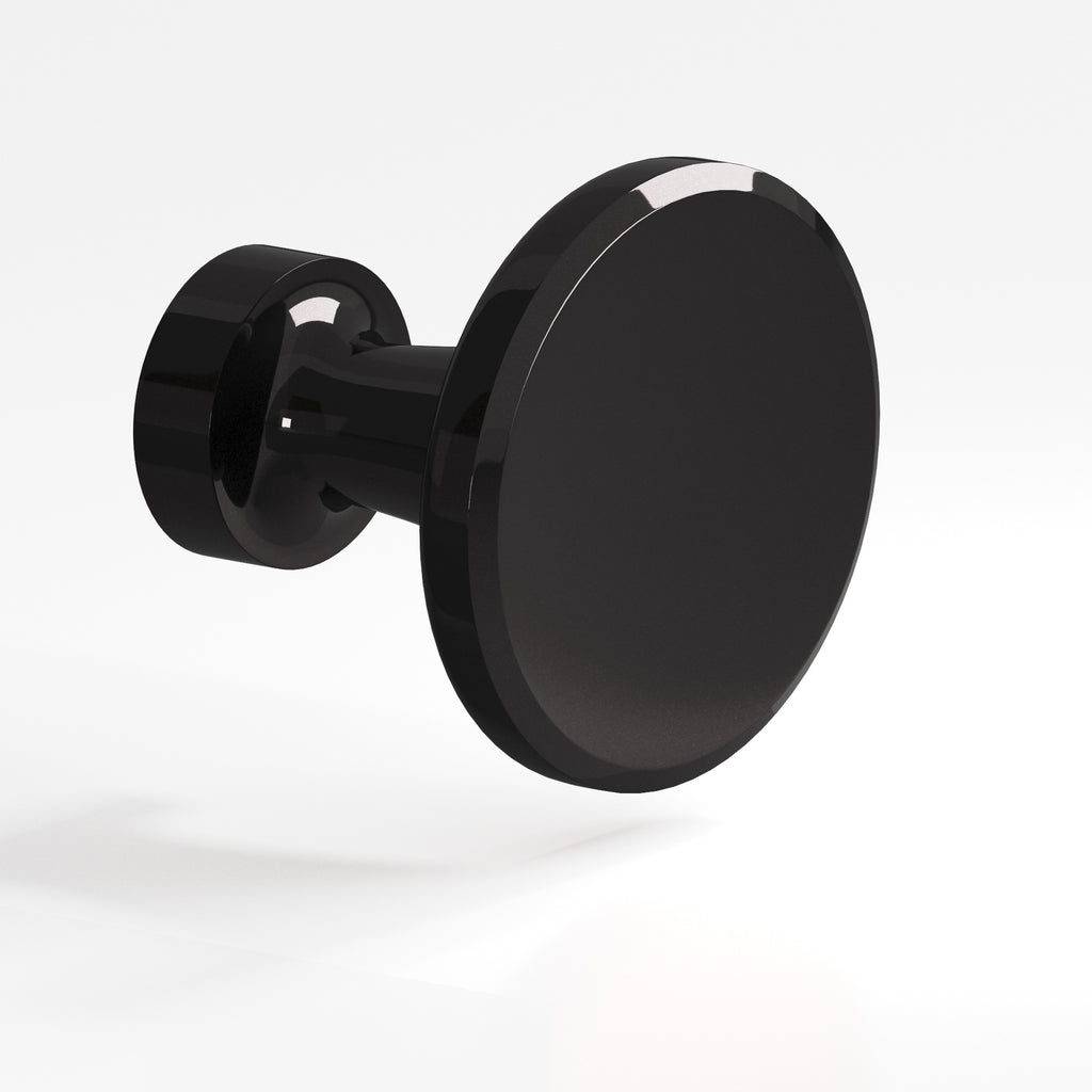 Colonial Bronze Series 152 1.25" Round Cabinet Knob Satin Black / 1.25"