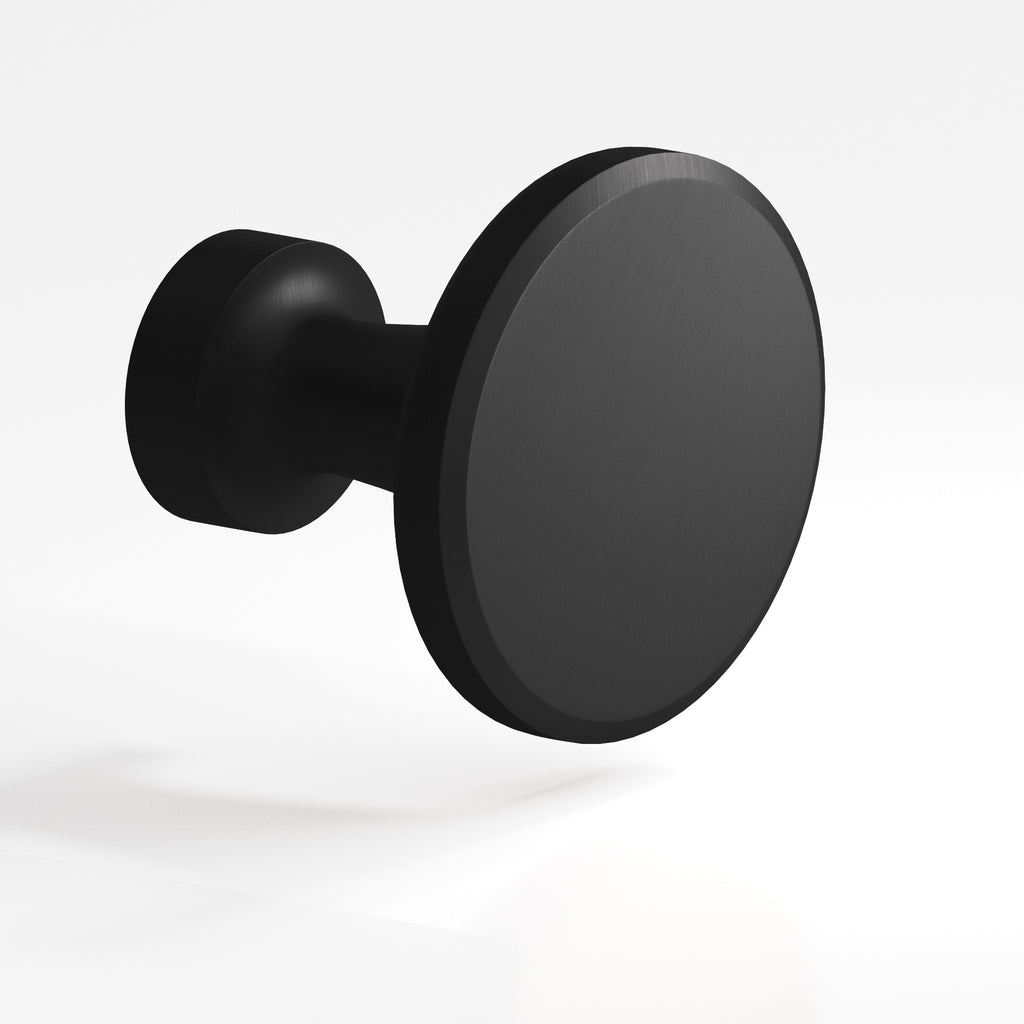 Colonial Bronze Series 152 1.25" Round Cabinet Knob Matte Satin Black / 1.25"