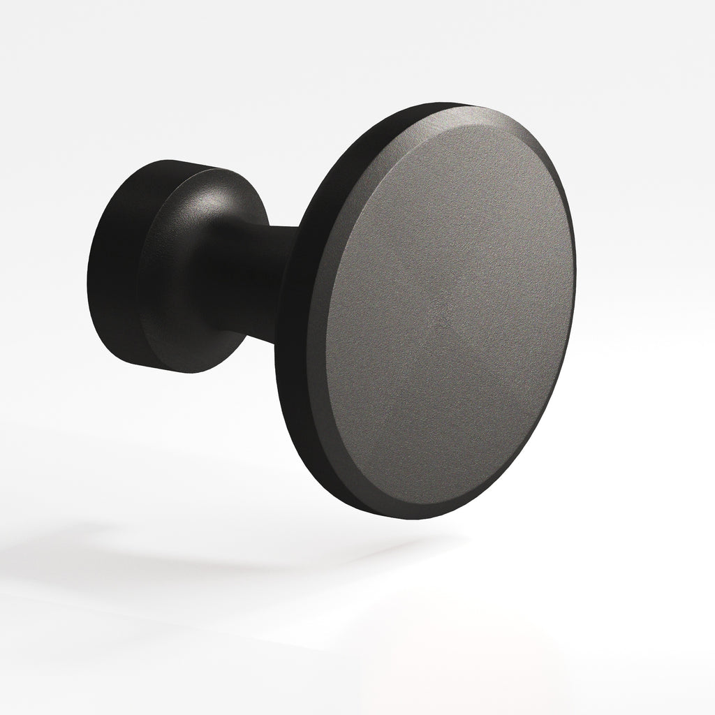 Colonial Bronze Series 151 1.0625" Round Cabinet Knob Frost Black™ / 1.0625"