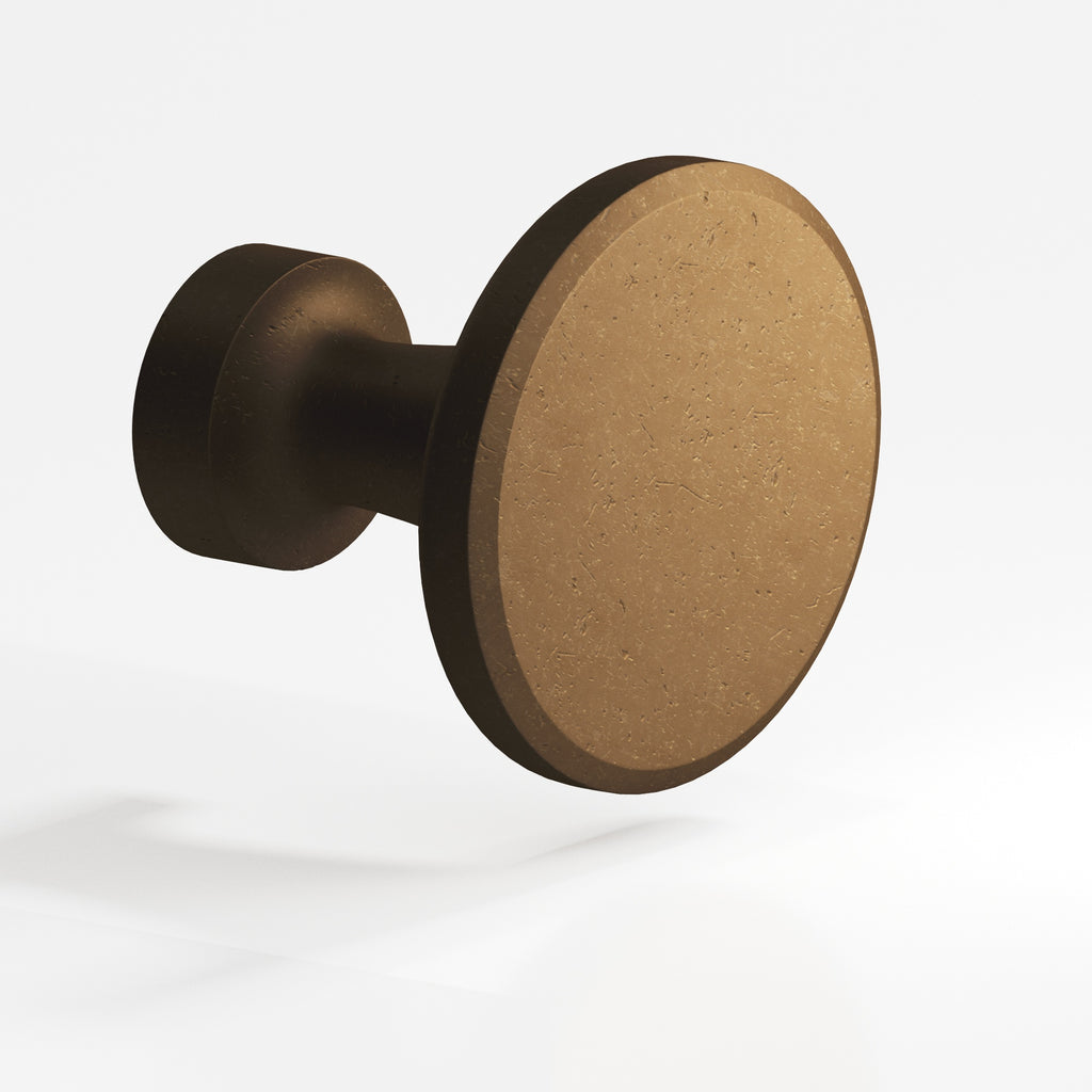 Colonial Bronze Series 151 1.0625" Round Cabinet Knob Distressed Light Statuary Bronze / 1.0625"