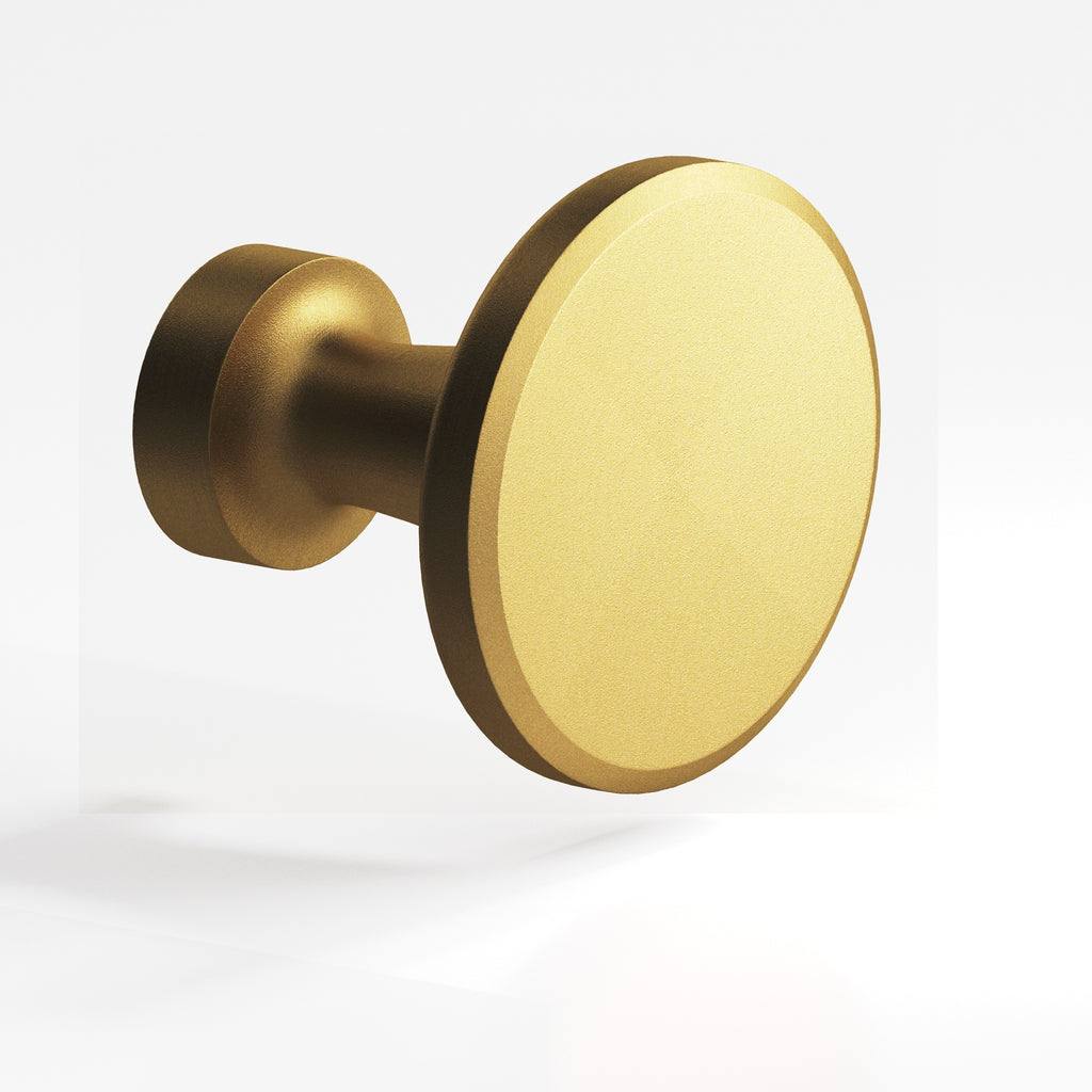 Colonial Bronze Series 152 1.25" Round Cabinet Knob Frost Brass™ / 1.25"