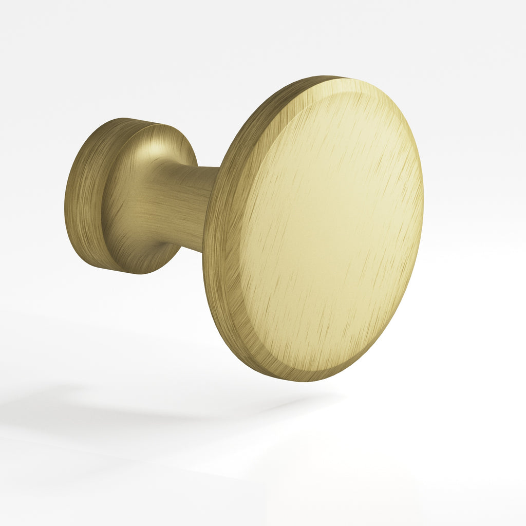 Colonial Bronze Series 152 1.25" Round Cabinet Knob Matte Antique Satin Brass / 1.25"