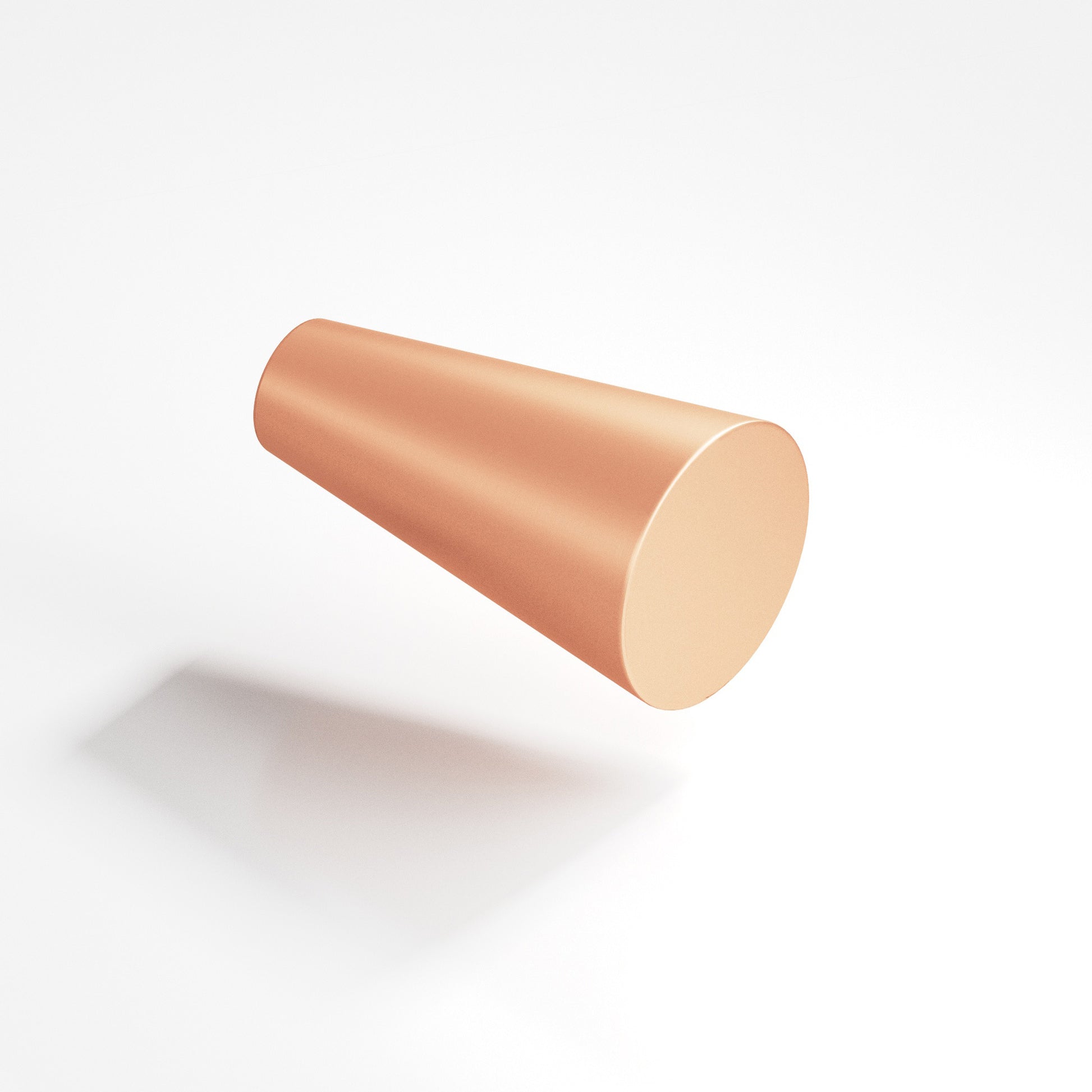 Colonial Bronze Series 194 .5625" Round Tapered Cabinet Knob Matte Satin Copper / .5625"