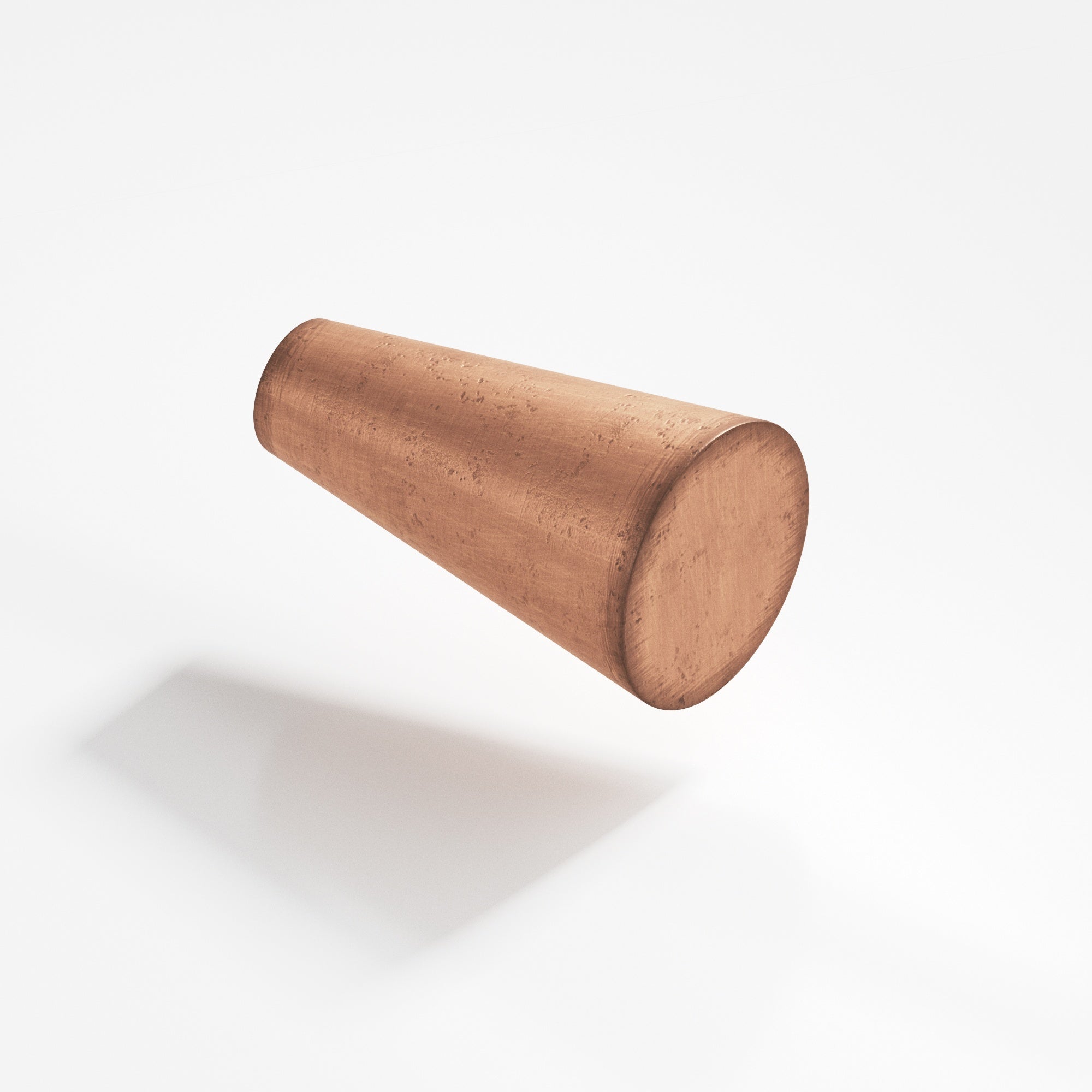 Colonial Bronze Series 194 .5625" Round Tapered Cabinet Knob Distressed Antique Copper / .5625"