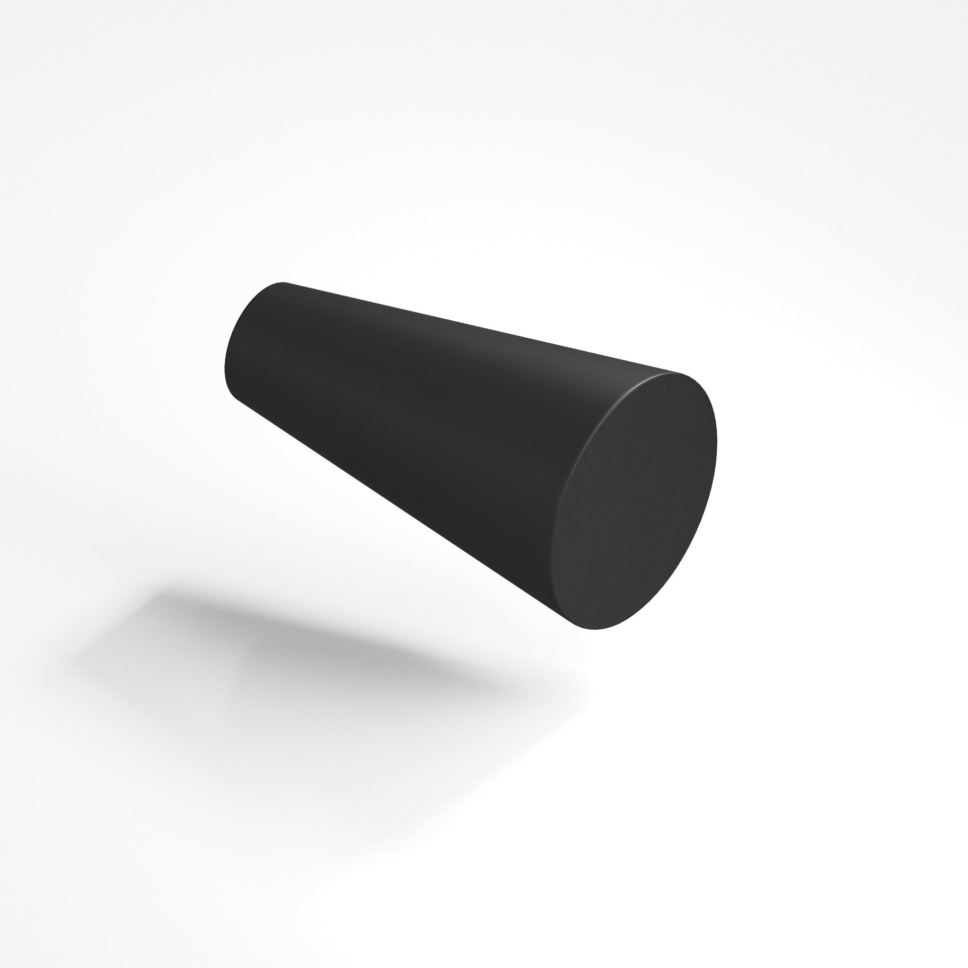 Colonial Bronze Series 194 .5625" Round Tapered Cabinet Knob Matte Satin Black / .5625"