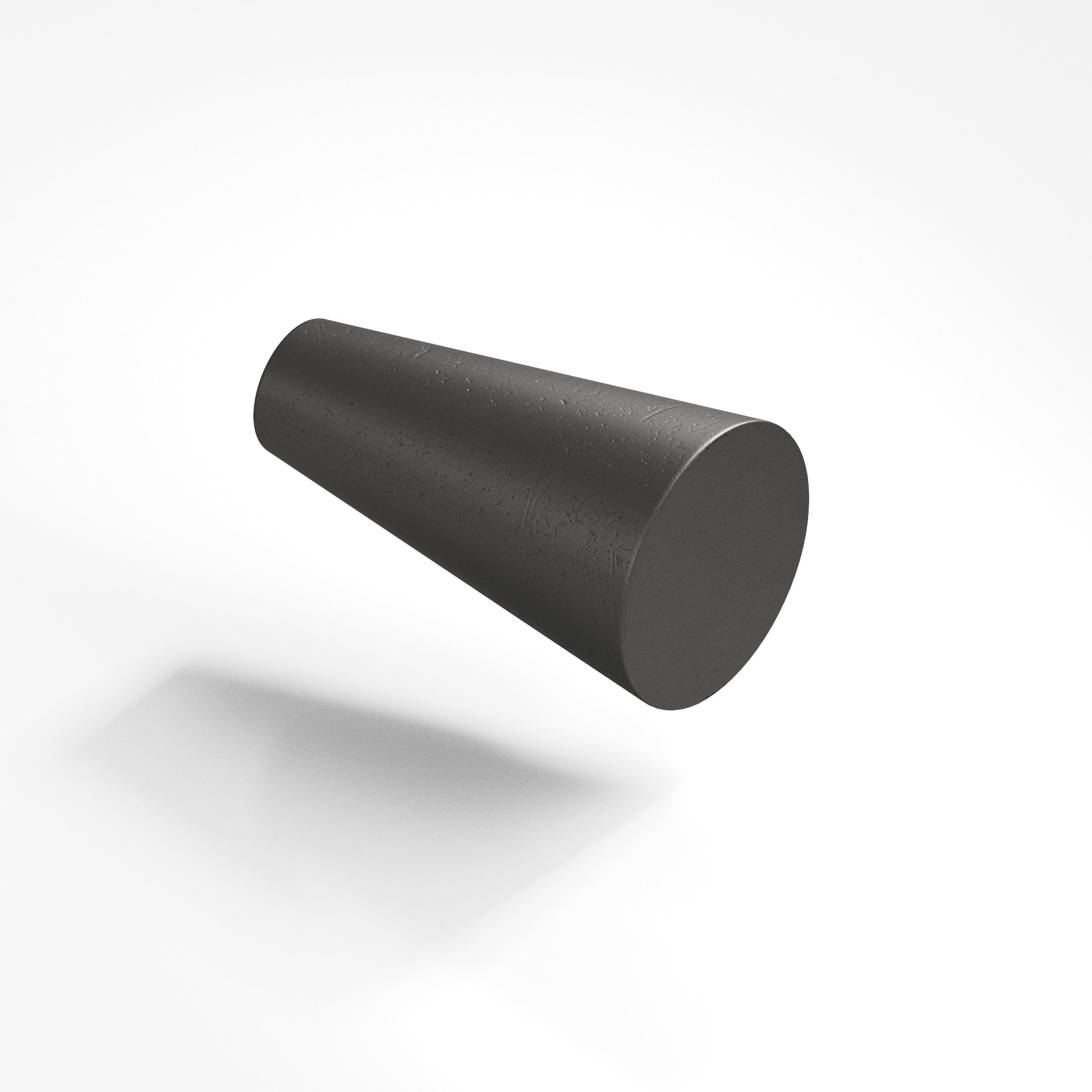 Colonial Bronze Series 194 .5625" Round Tapered Cabinet Knob Distressed Satin Black / .5625"