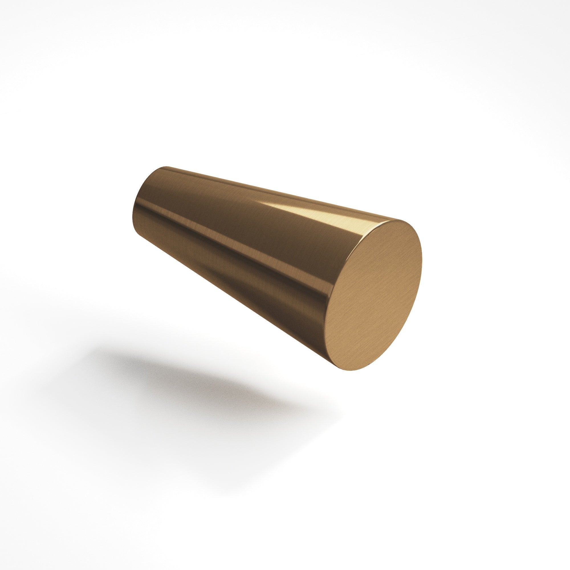 Colonial Bronze Series 194 .5625" Round Tapered Cabinet Knob Light Statuary Bronze / .5625"