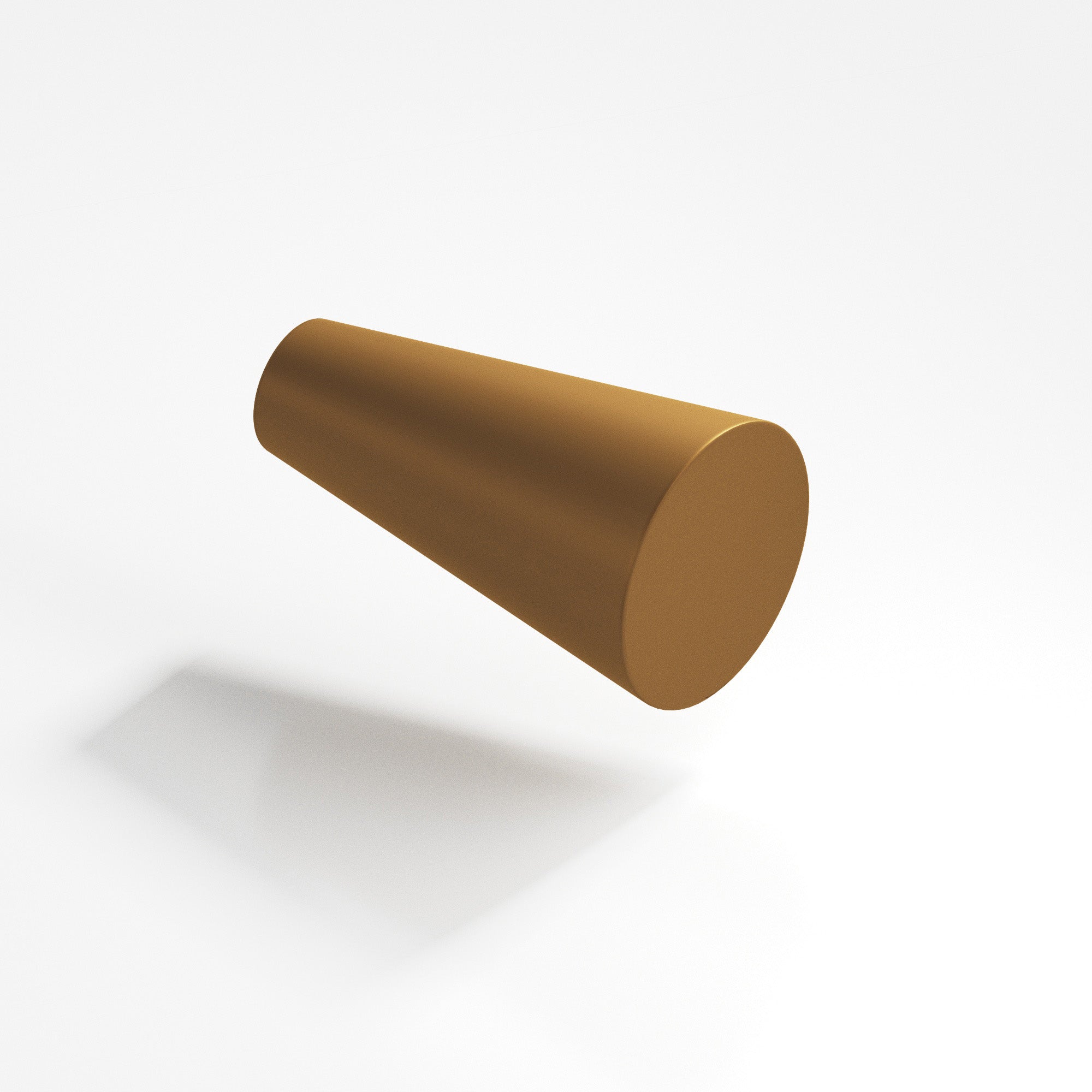 Colonial Bronze Series 194 .5625" Round Tapered Cabinet Knob Matte Light Statuary Bronze / .5625"