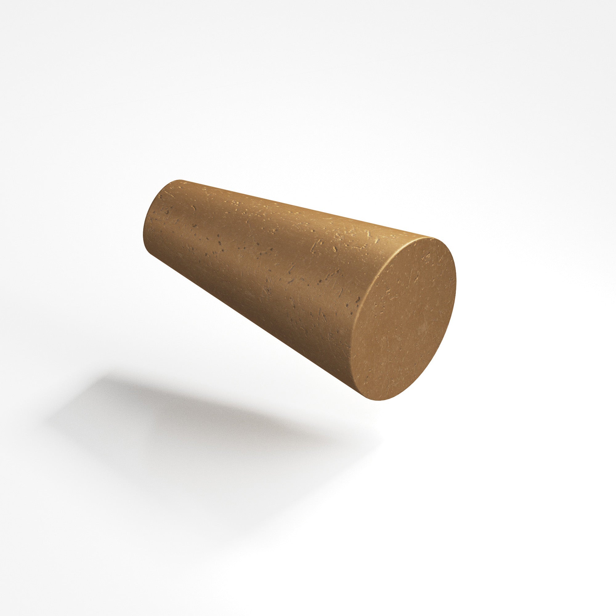 Colonial Bronze Series 194 .5625" Round Tapered Cabinet Knob Distressed Light Statuary Bronze / .5625"