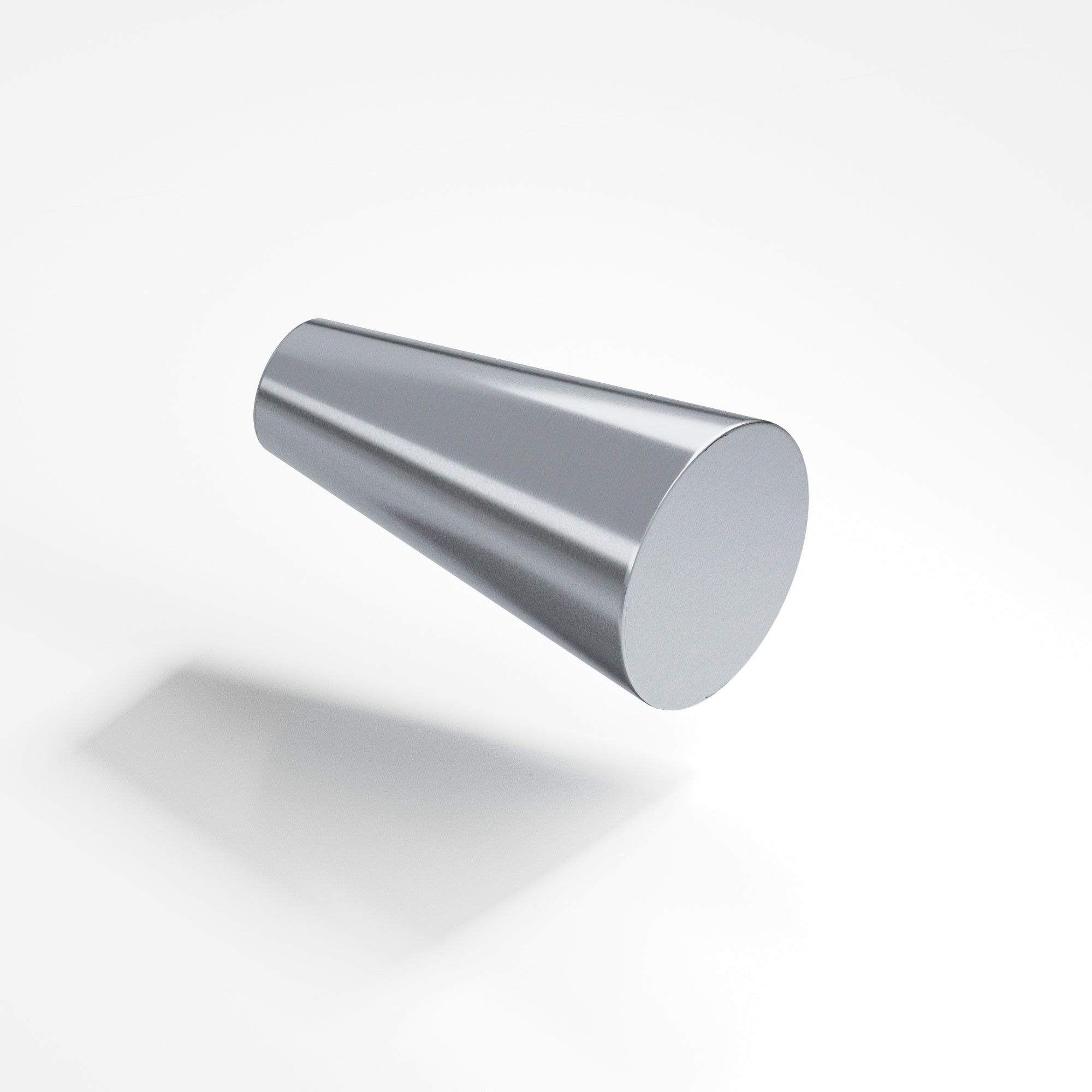 Colonial Bronze Series 194 .5625" Round Tapered Cabinet Knob Satin Chrome / .5625"