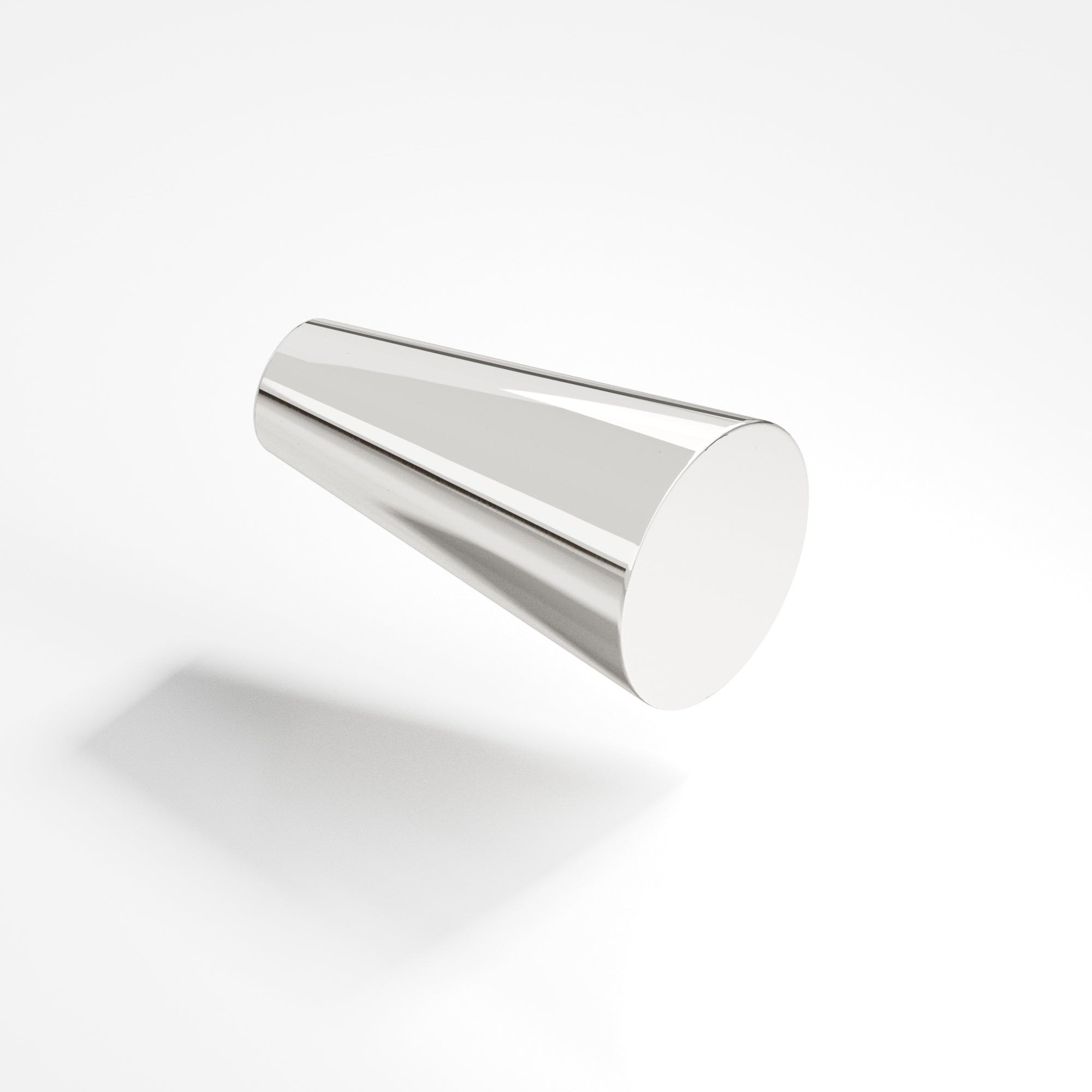 Colonial Bronze Series 194 .5625" Round Tapered Cabinet Knob Polished Nickel / .5625"