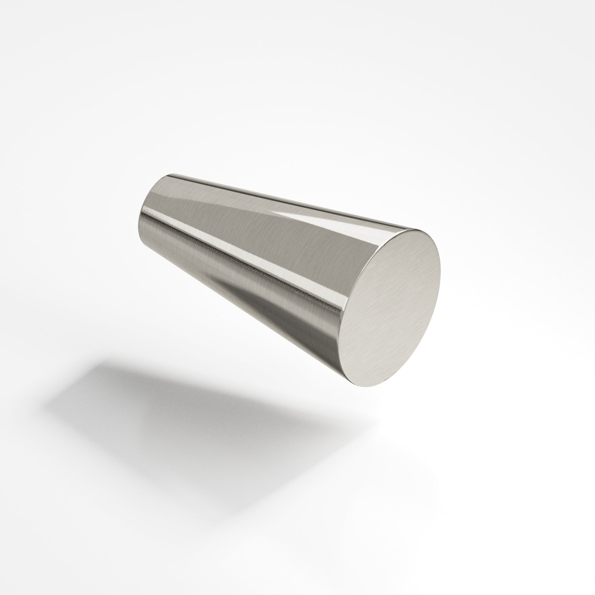 Colonial Bronze Series 194 .5625" Round Tapered Cabinet Knob Nickel Stainless / .5625"