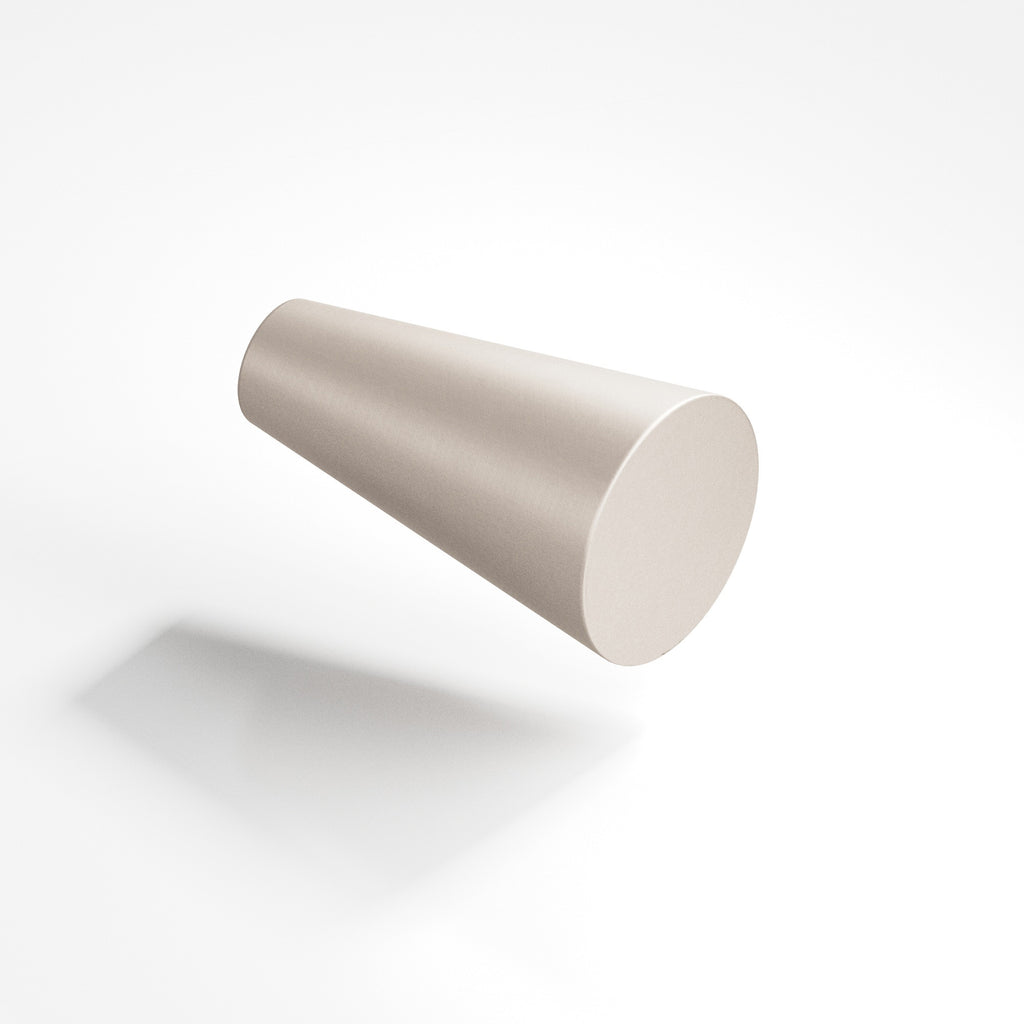 Colonial Bronze Series 194 .5625" Round Tapered Cabinet Knob Matte Satin Nickel / .5625"