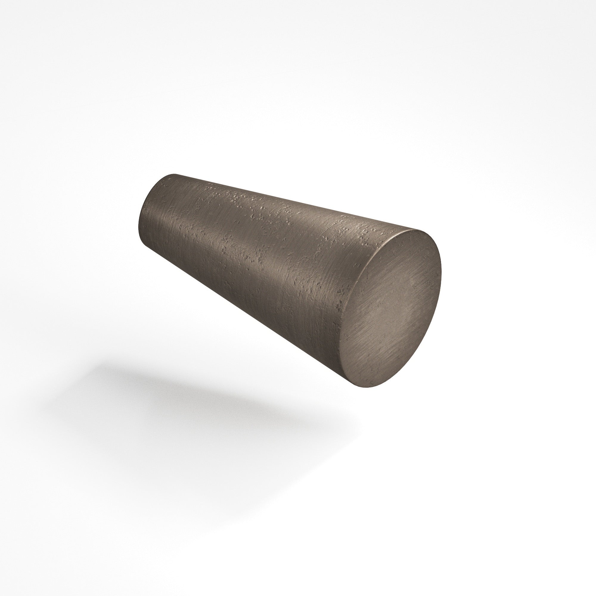 Colonial Bronze Series 194 .5625" Round Tapered Cabinet Knob Distressed Pewter / .5625"