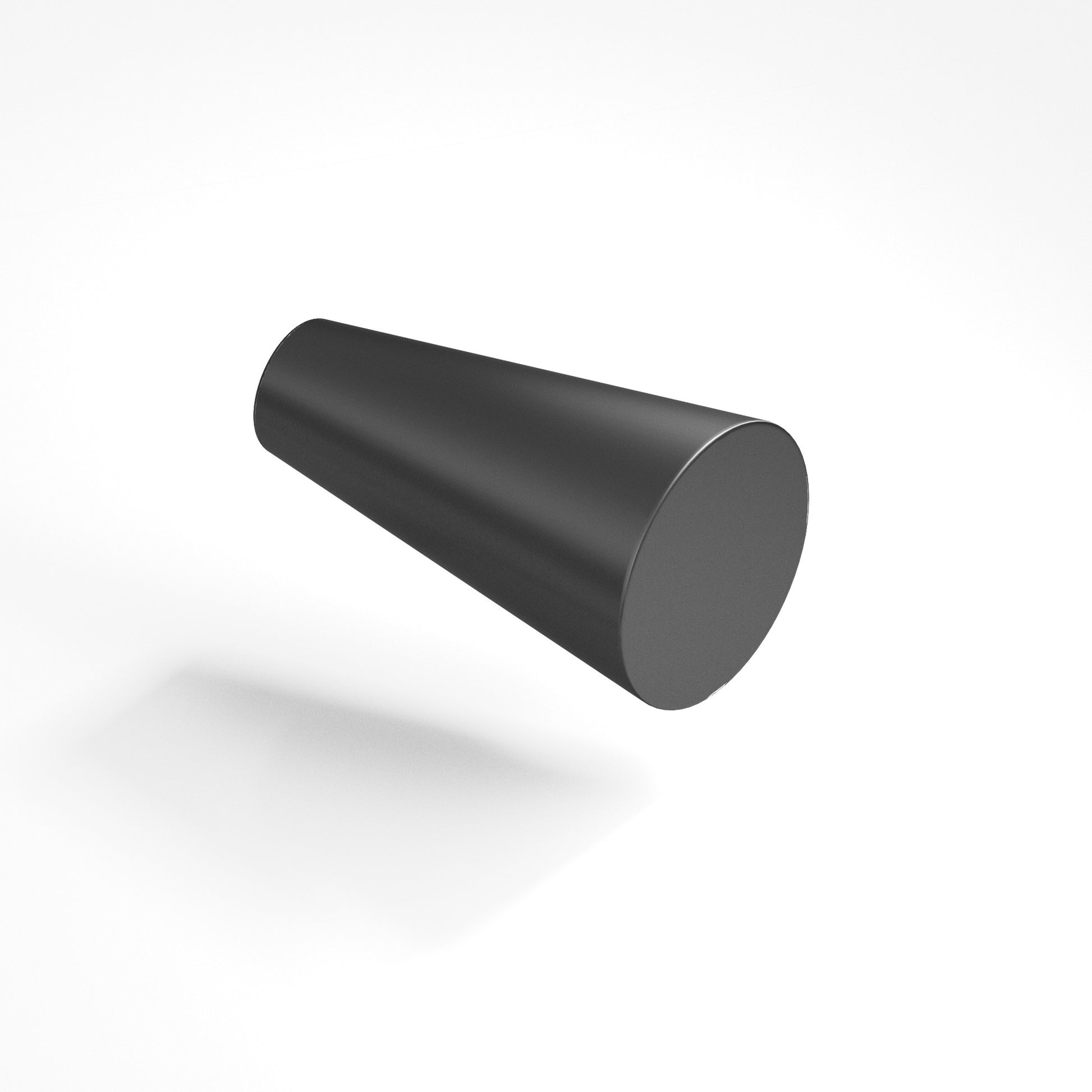 Colonial Bronze Series 194 .5625" Round Tapered Cabinet Knob Matte Graphite / .5625"