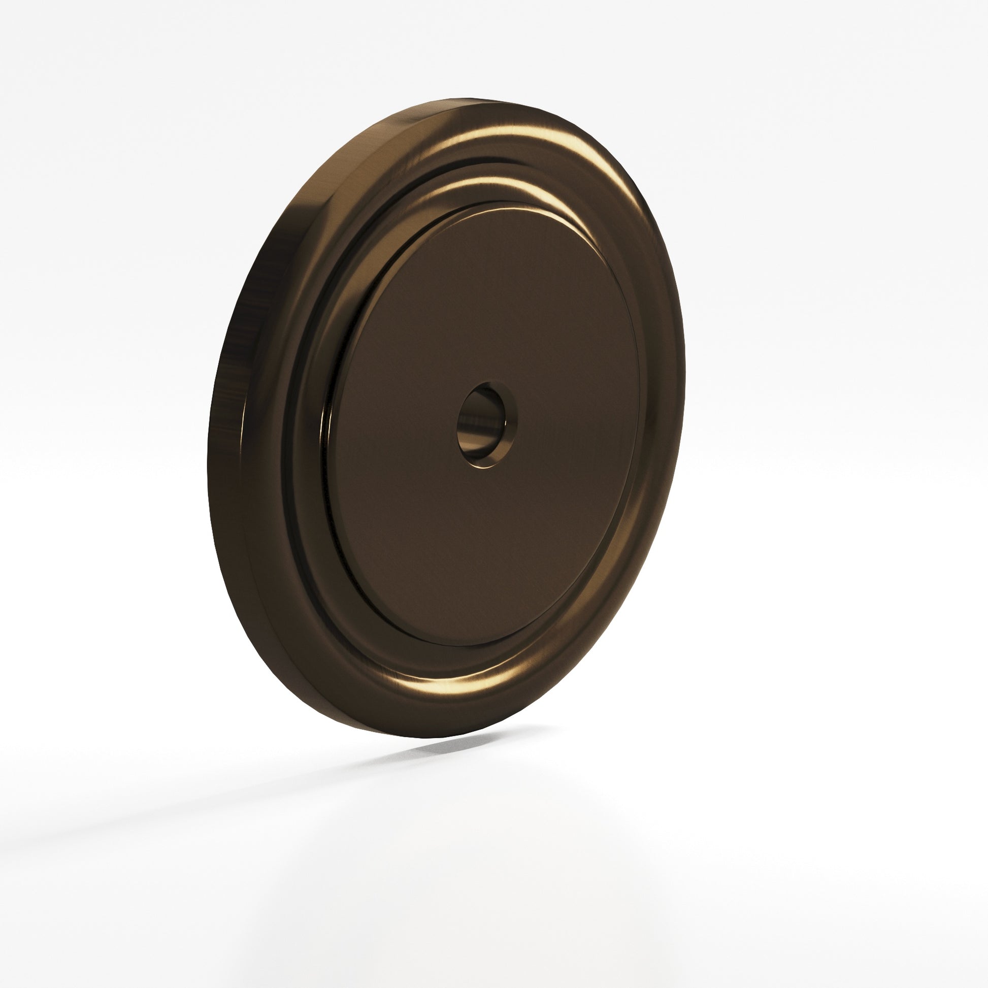 Colonial Bronze Series 203 1.5" Round Grooved Backplate Oil Rubbed Bronze / 1.5"