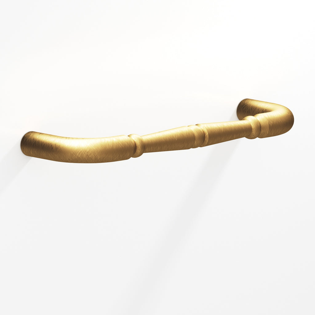Colonial Bronze Series 250 8" Detailed Wire Cabinet Pull With Beads Weathered Brass / 8"