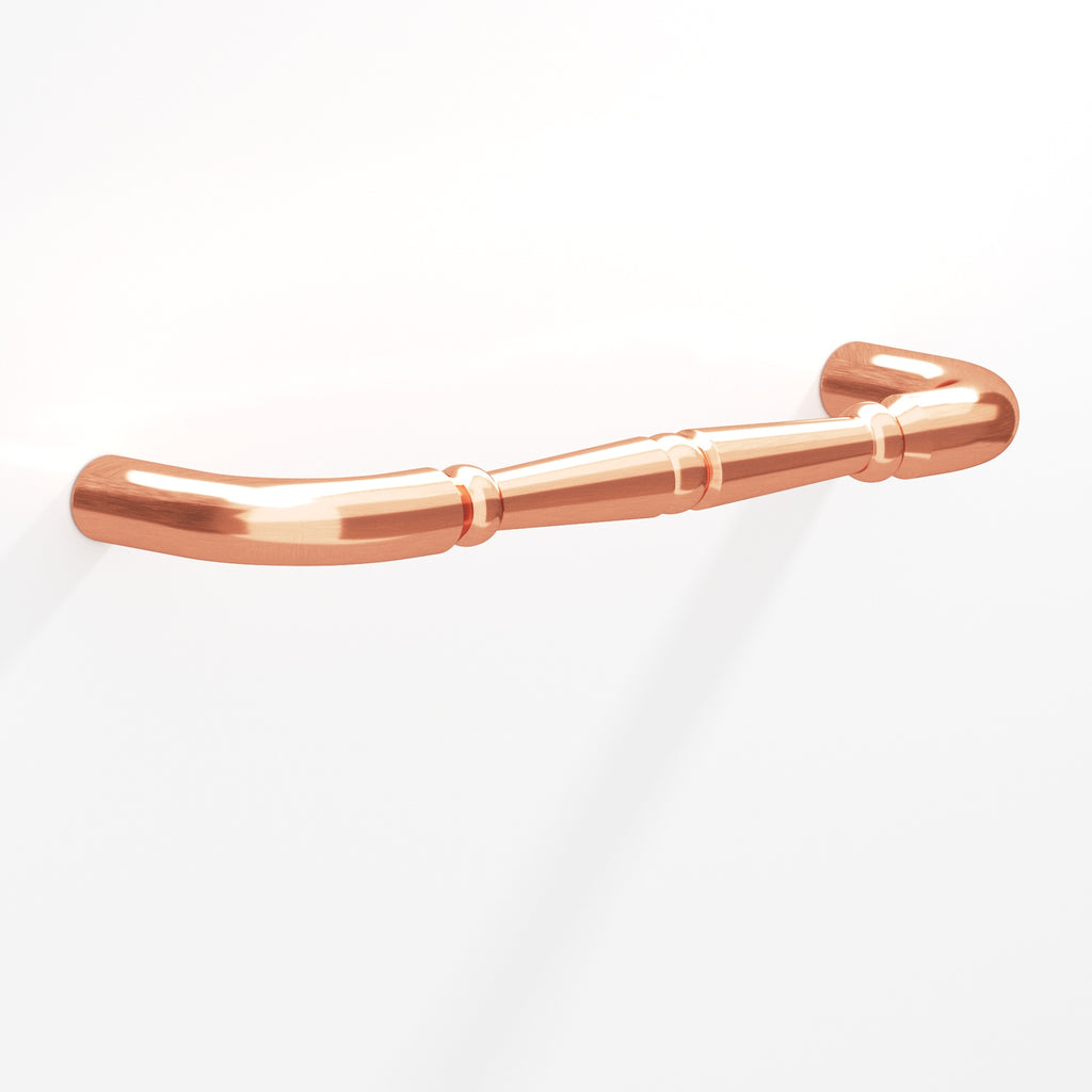 Colonial Bronze Series 250 8" Detailed Wire Cabinet Pull With Beads Satin Copper / 8"