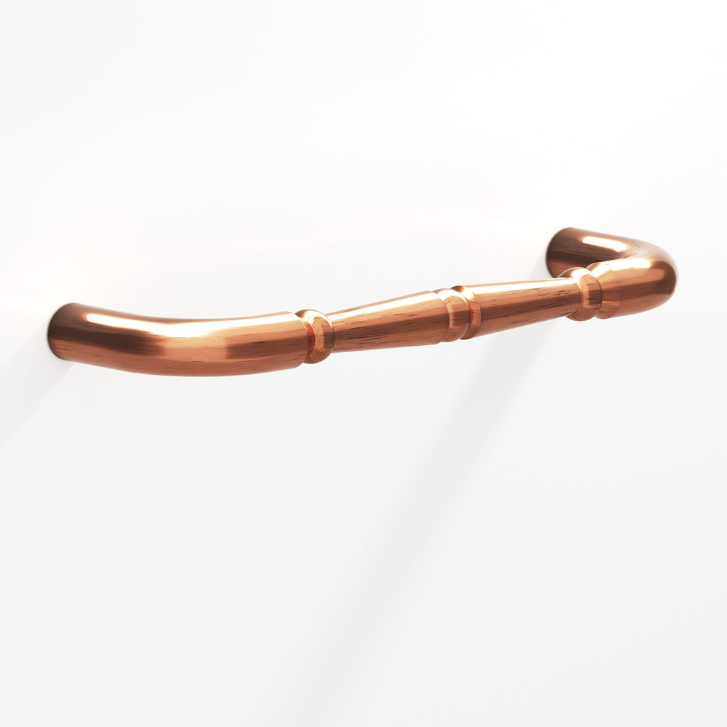 Colonial Bronze Series 250 8" Detailed Wire Cabinet Pull With Beads Antique Copper / 8"