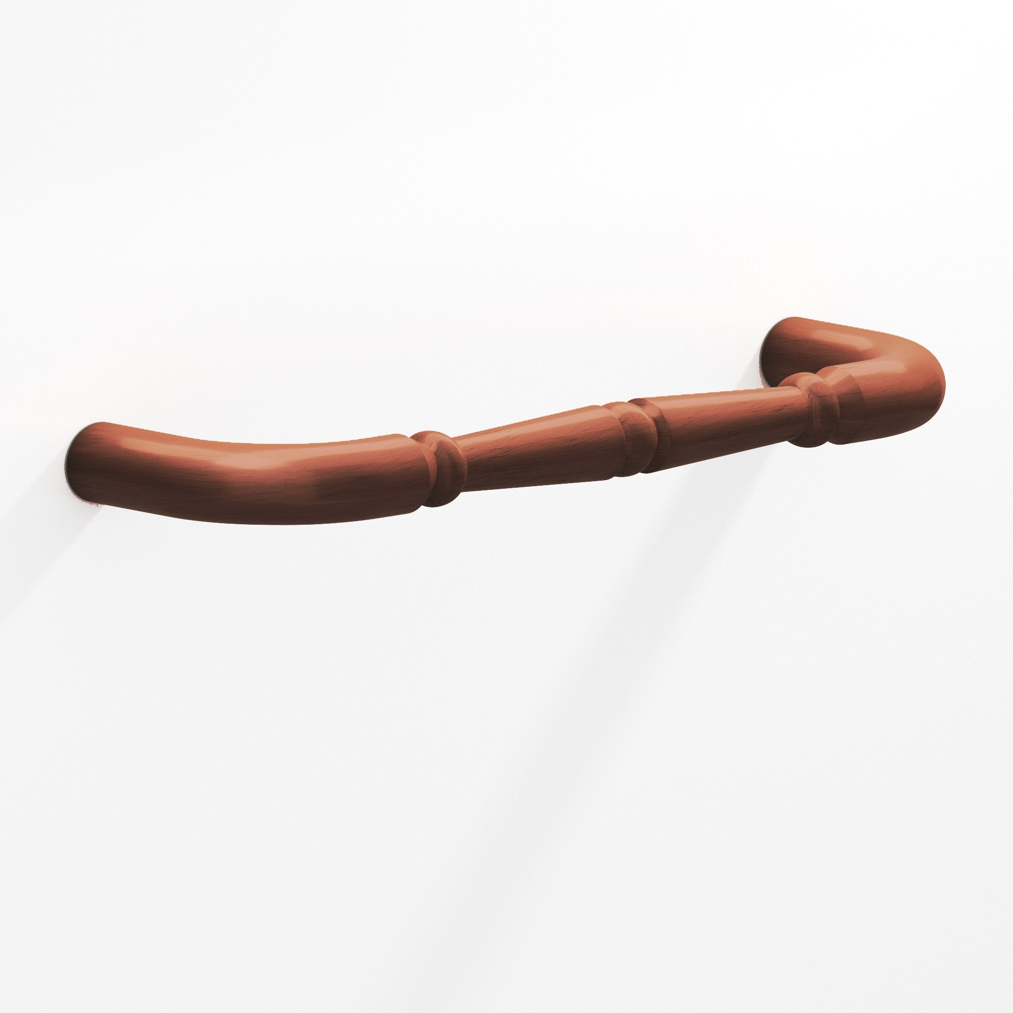 Colonial Bronze Series 250 8" Detailed Wire Cabinet Pull With Beads Matte Antique Copper / 8"